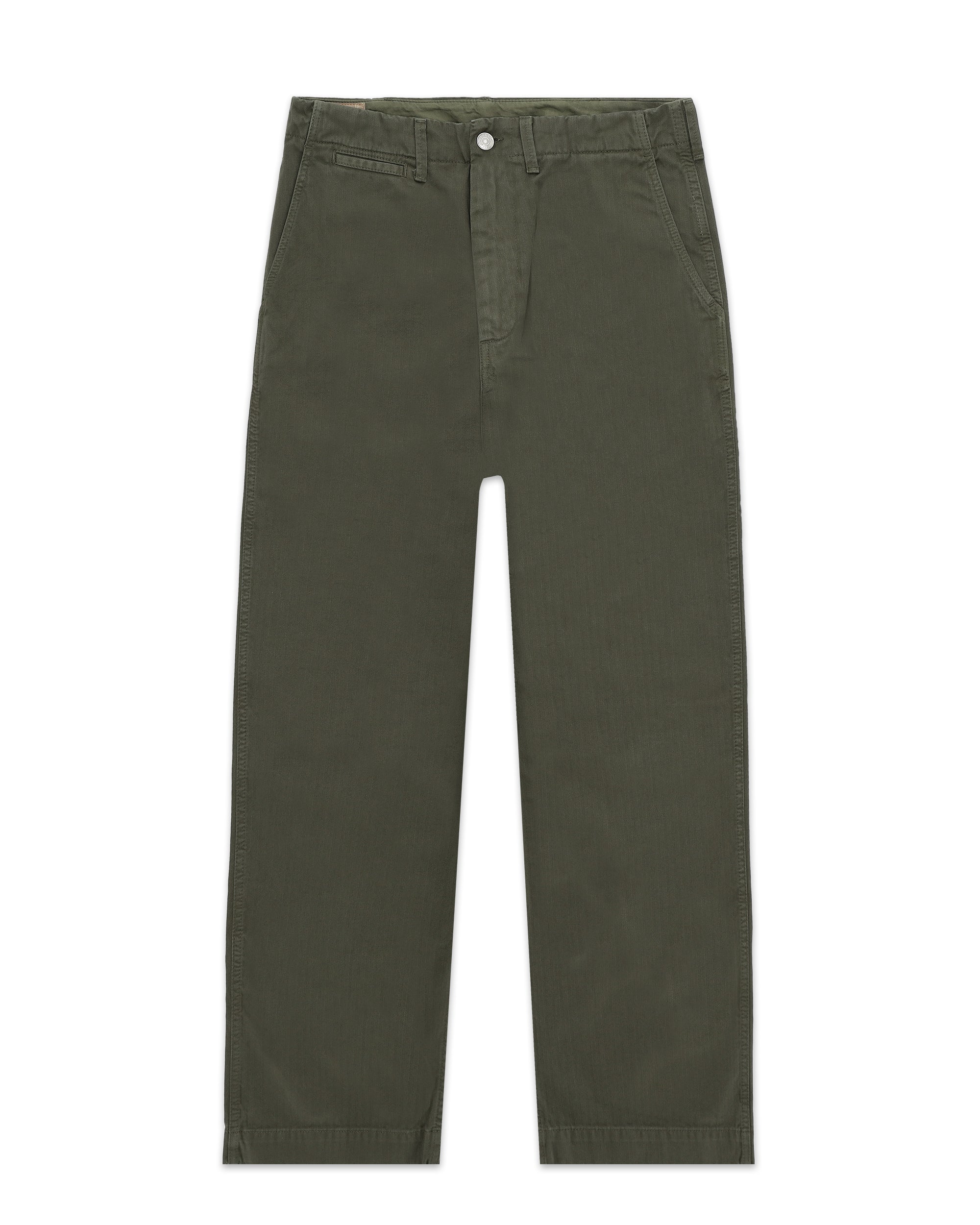Trucking Pantaloni In Herringbone Di Cotone