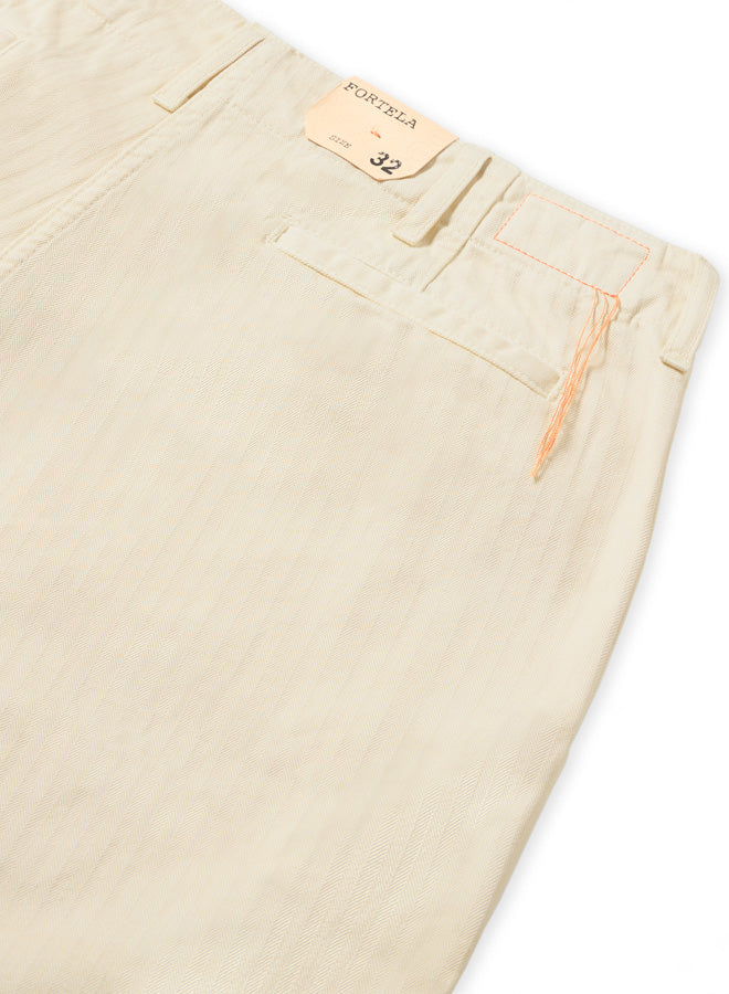 Trucking Pantaloni In Herringbone Di Cotone