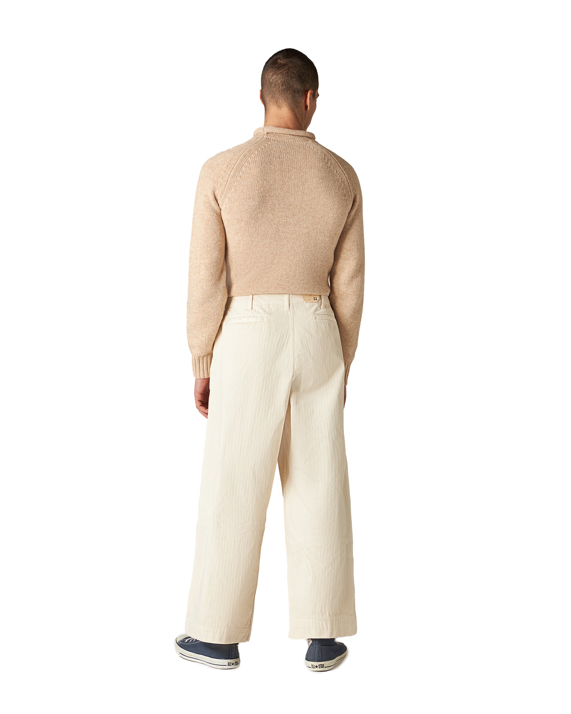 Trucking Pantaloni In Herringbone Di Cotone