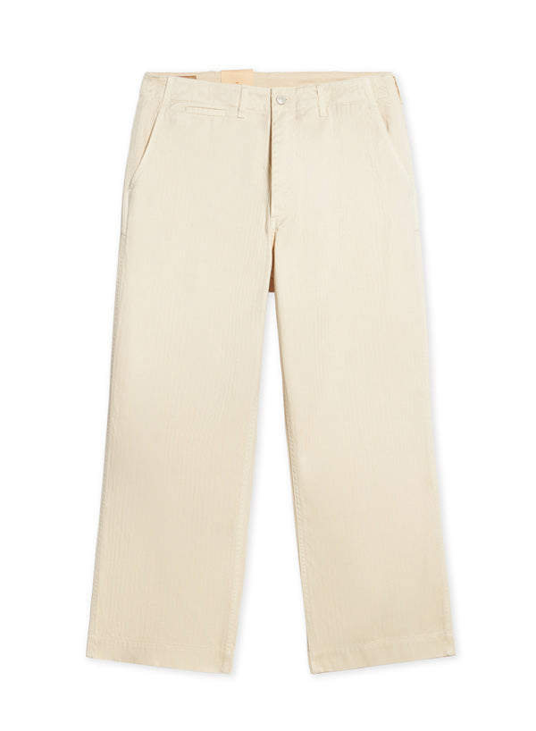 Trucking Pantaloni In Herringbone Di Cotone