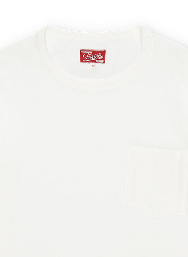 Tubejp T-Shirt Con Taschino In Cotone