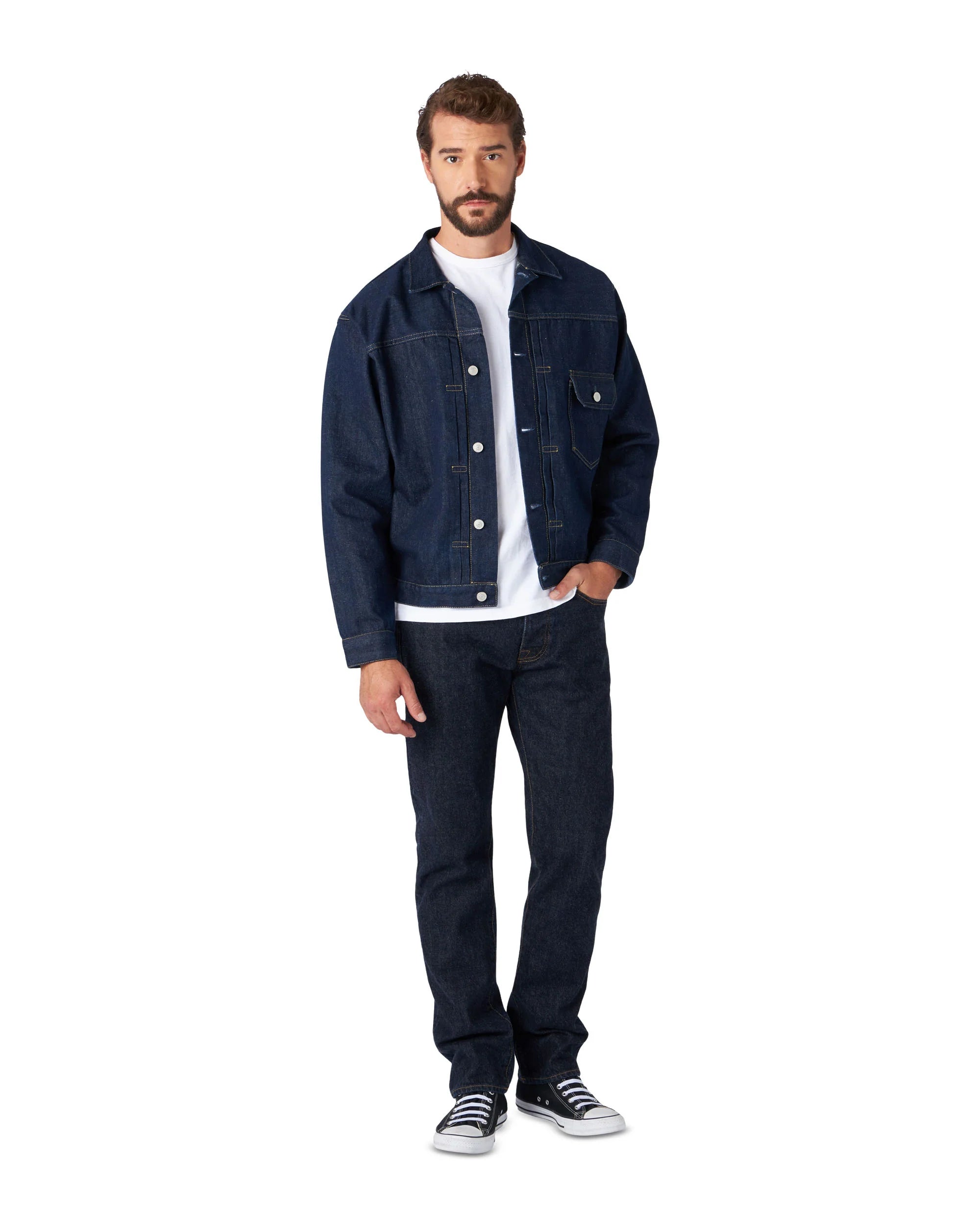 Type Denim Jacket Indigo Rinse