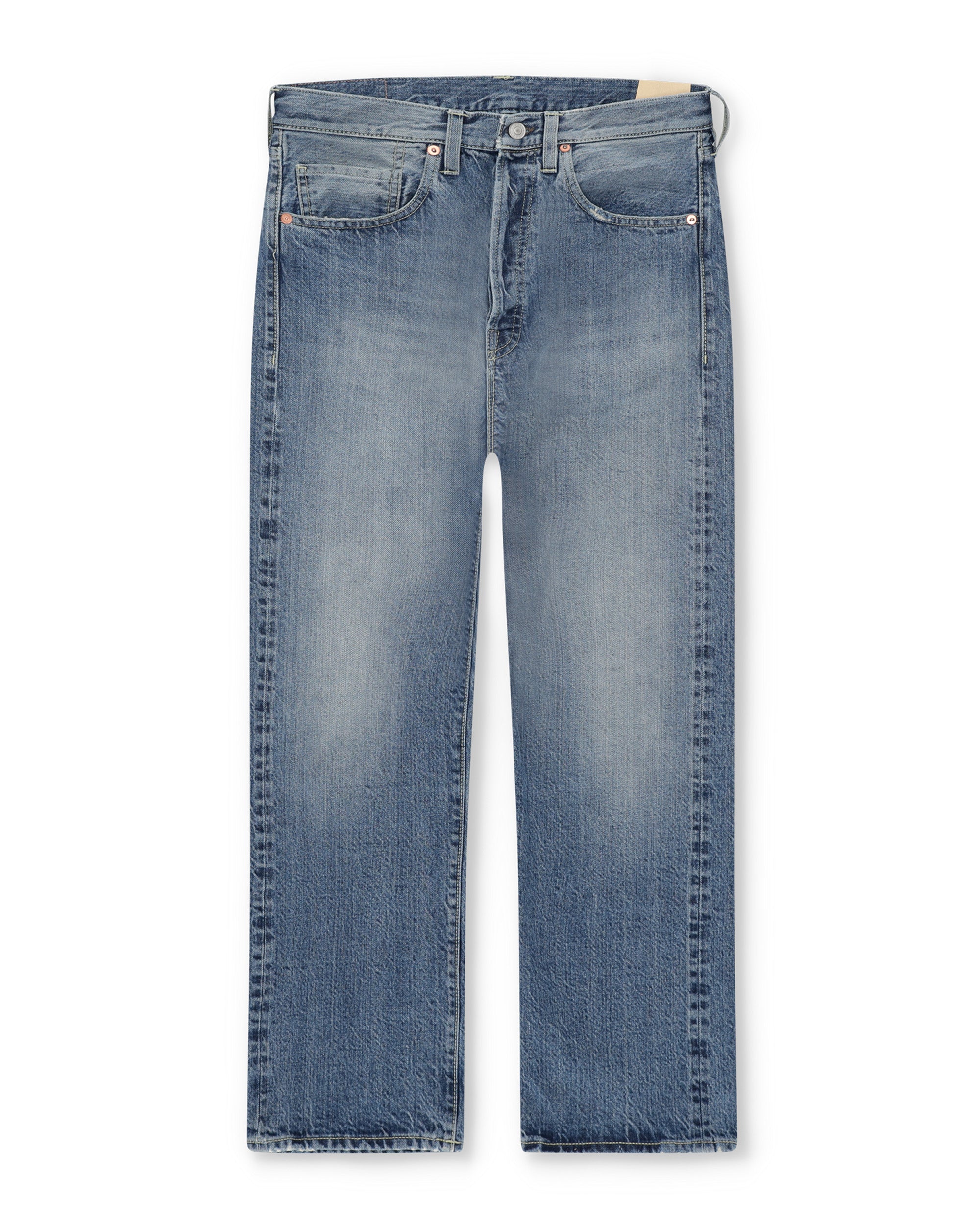 Unclejohn Japan Denim Cimosato  5 Tasche a Vita Alta Stone Wash