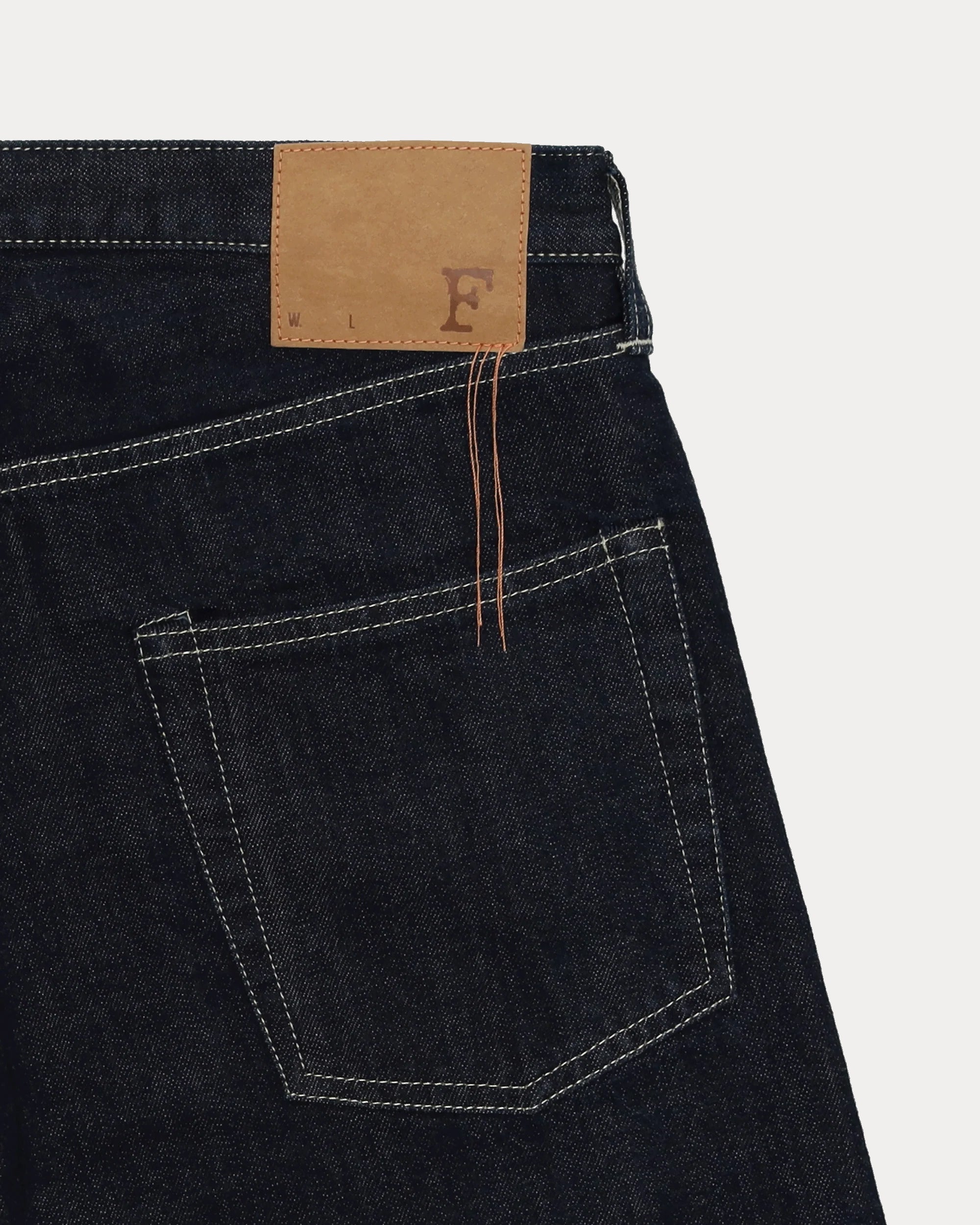 Unclejohn Japan Selvedge Denim 5 Pocket High Waist Indigo Rinse - L29''