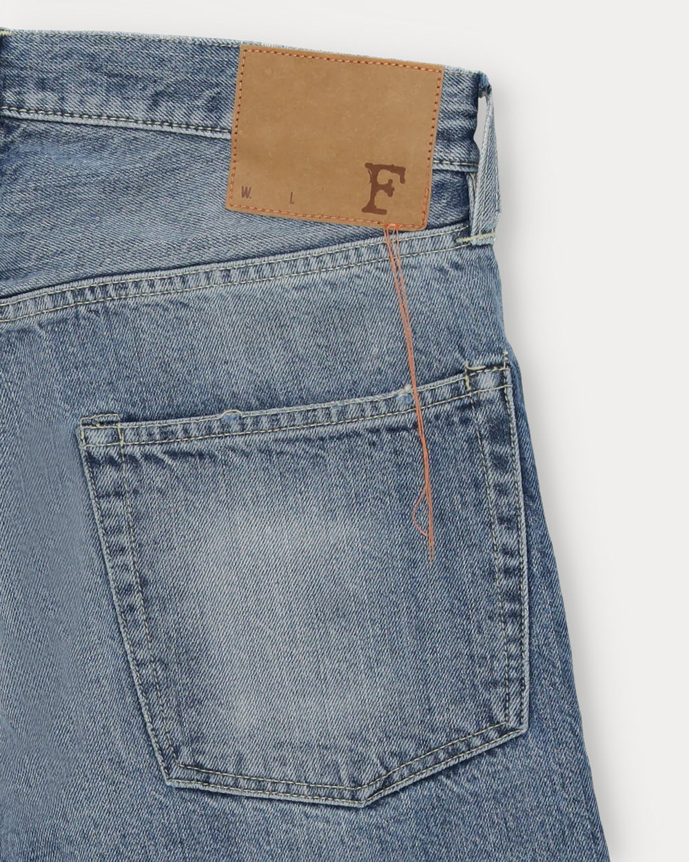 Unclejohn Japan Selvedge Denim 5 Pocket High Waist Stone Wash - L29''