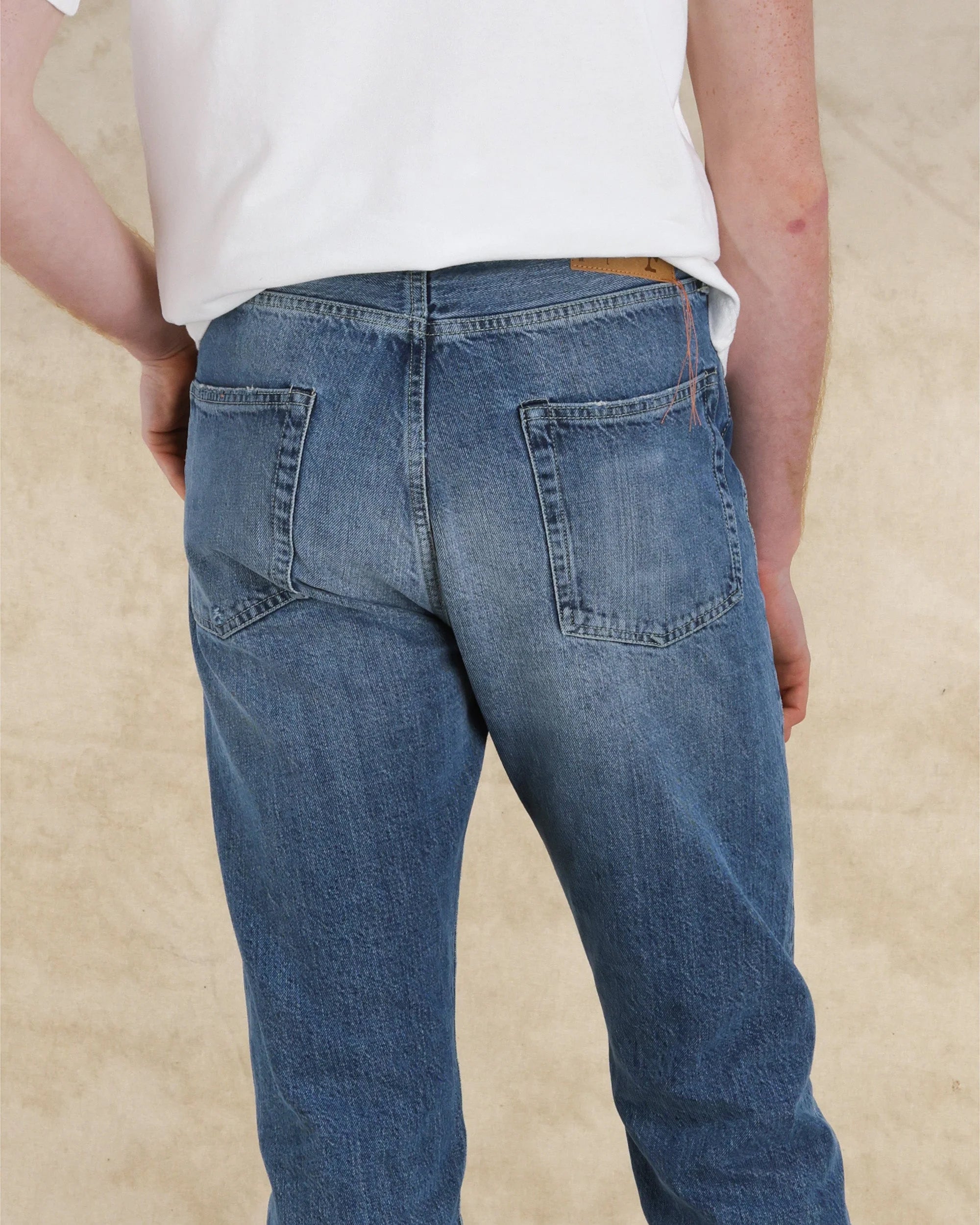 Unclejohn Japan Selvedge Denim 5 Pocket High Waist Stone Wash - L29''