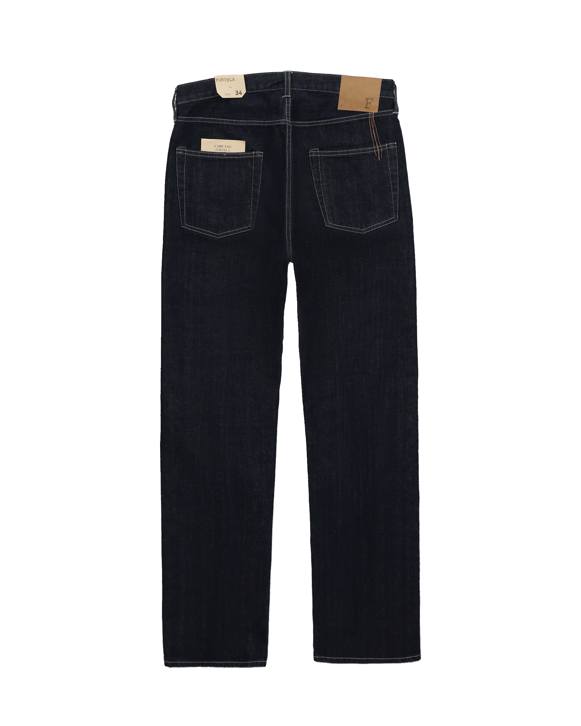 Unclejohn Japan Selvedge Denim 5 Pocket High Waist Indigo Rinse - L33''