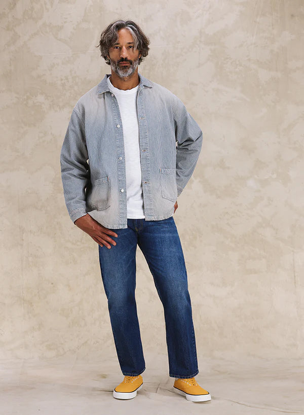 Underminer Giacca In Denim Gessato 