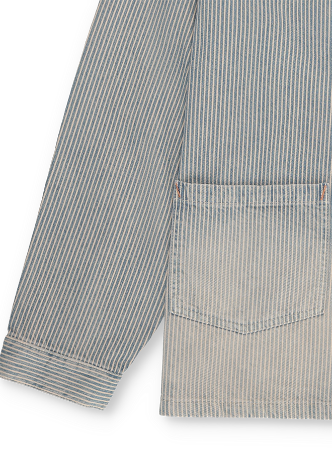 Underminer Giacca In Denim Gessato 