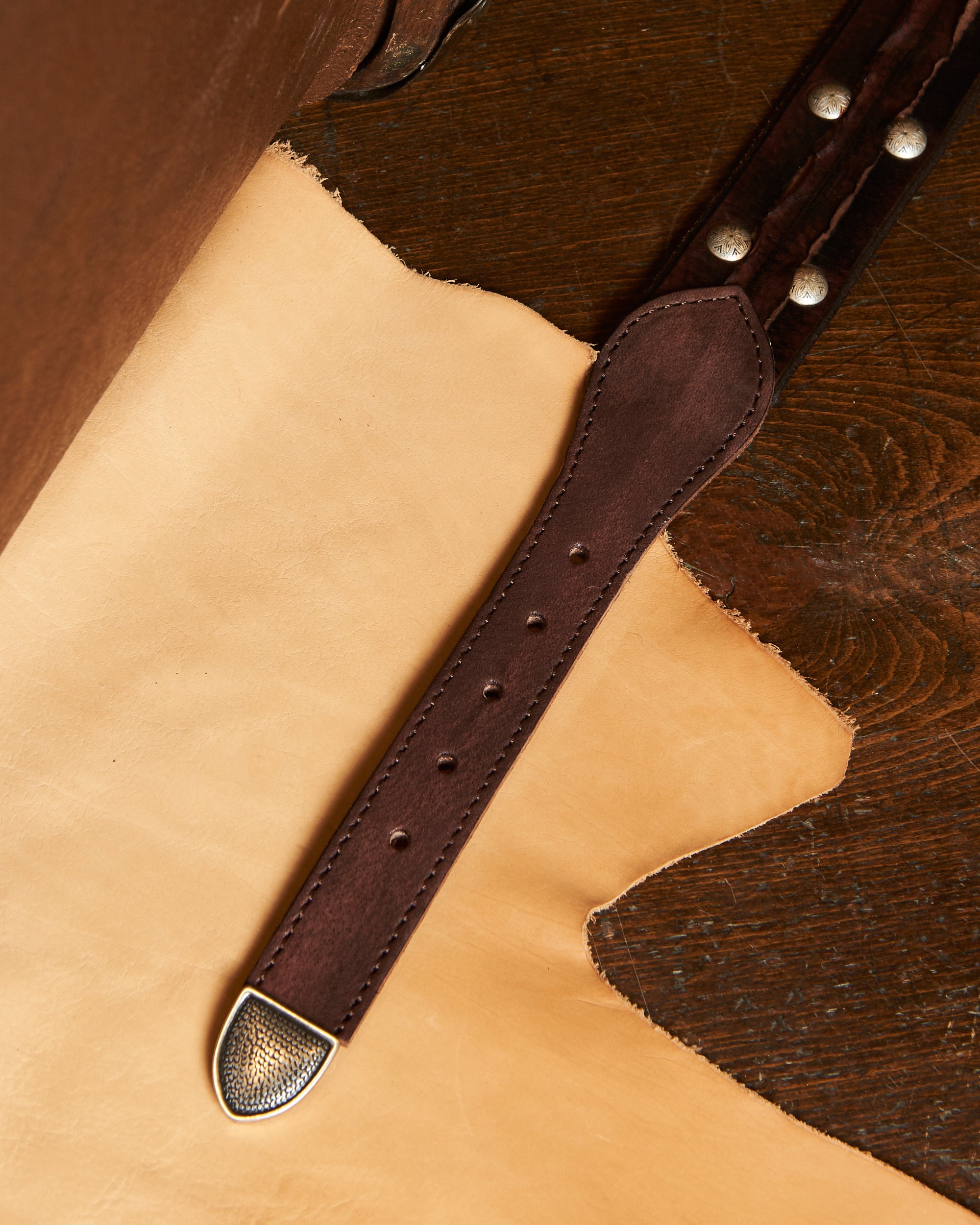 Venice Cintura in Pelle di Vitello Intagliata