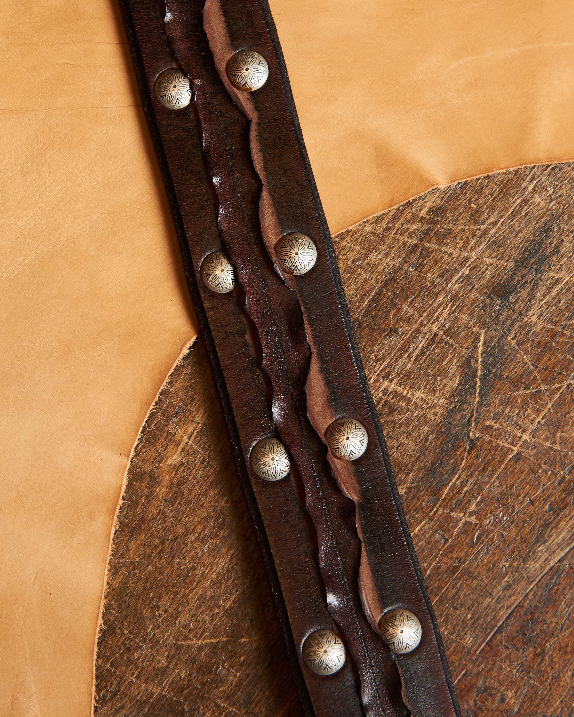 Venice Cintura in Pelle di Vitello Intagliata