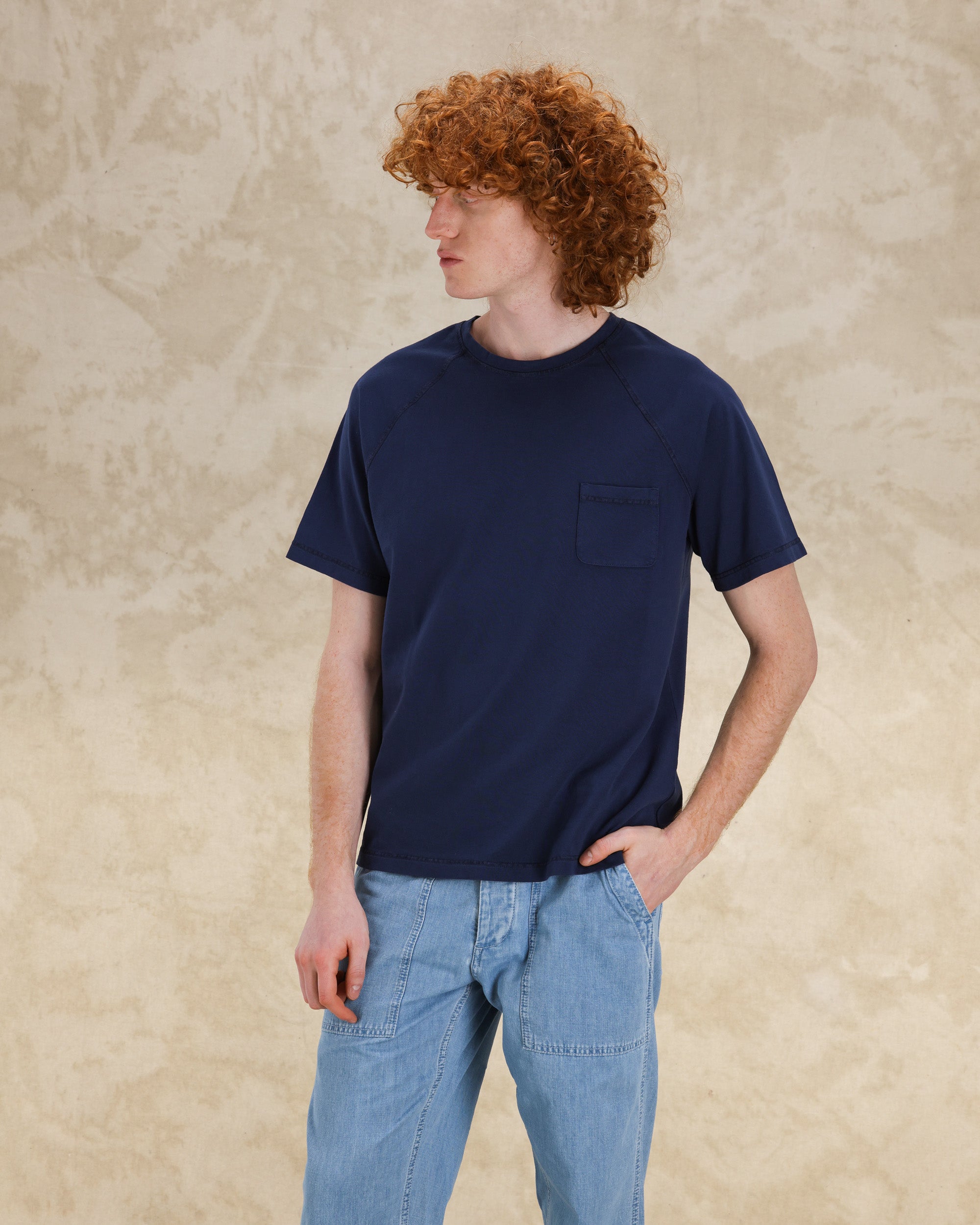 Vermont T-Shirt In Jersey Con Taschino