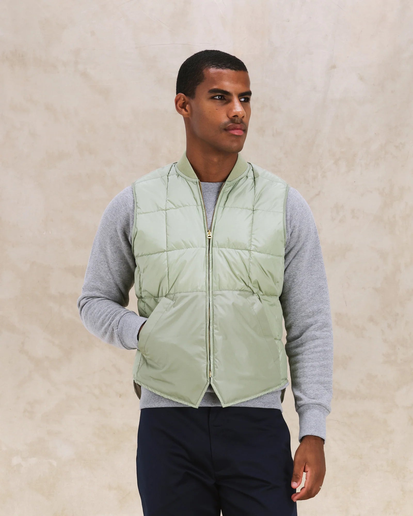 Vest2 Gilet Smanicato In Nylon Con Interno Camouflage