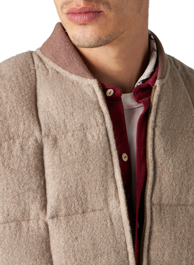 Vest Gilet Smanicato In Lana