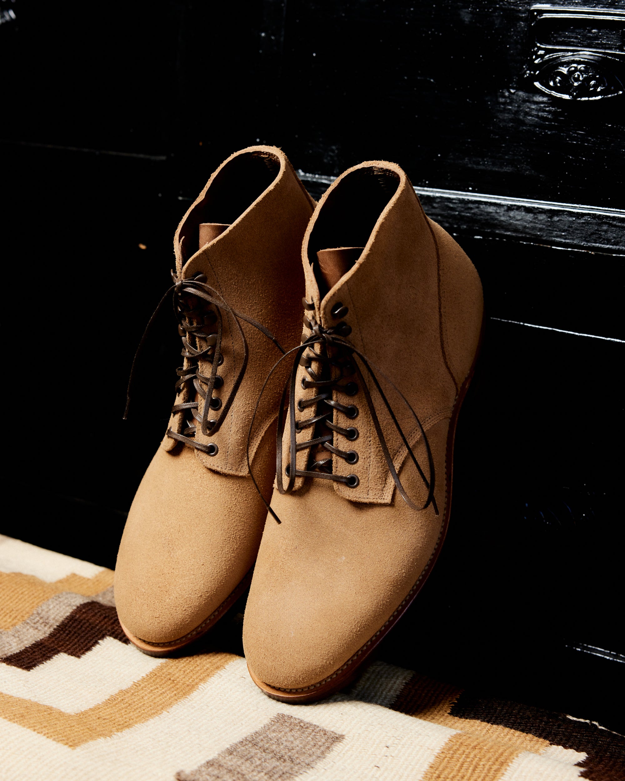 Viberg x Fortela Stivali in "Marine Field Leather"