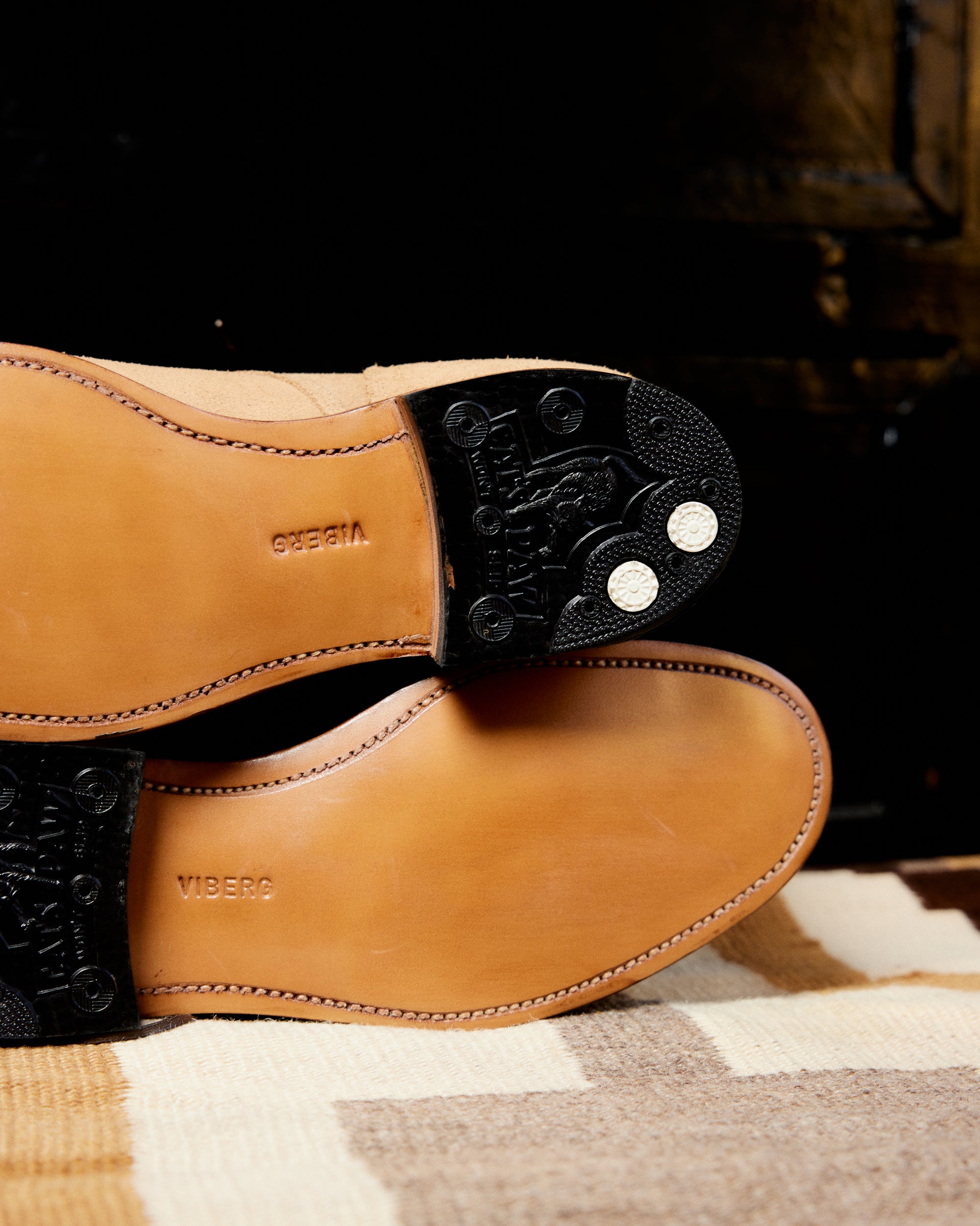 Viberg x Fortela Stivali in "Marine Field Leather"