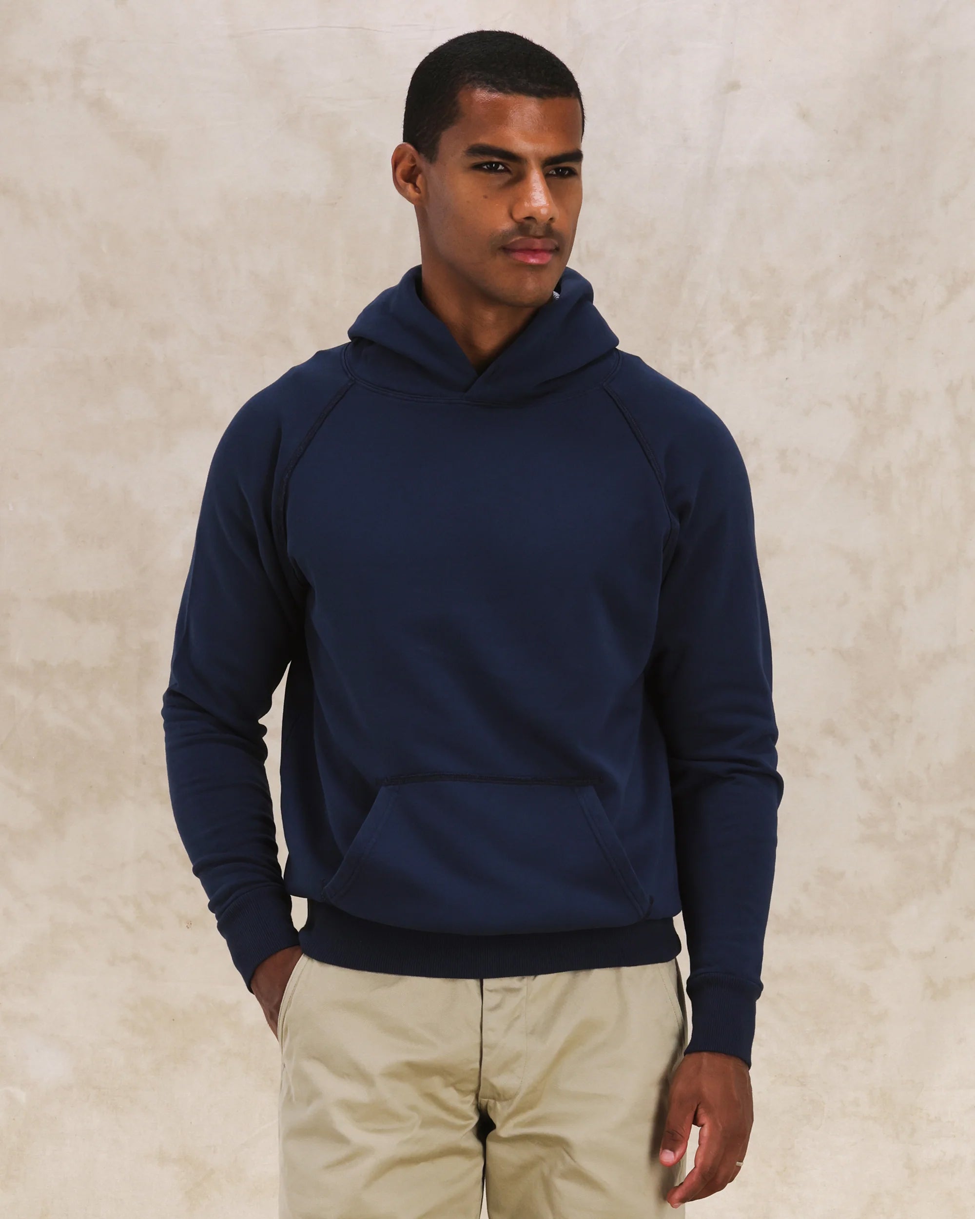 Vintagehood Felpa in Jersey Felpato Con Cappuccio