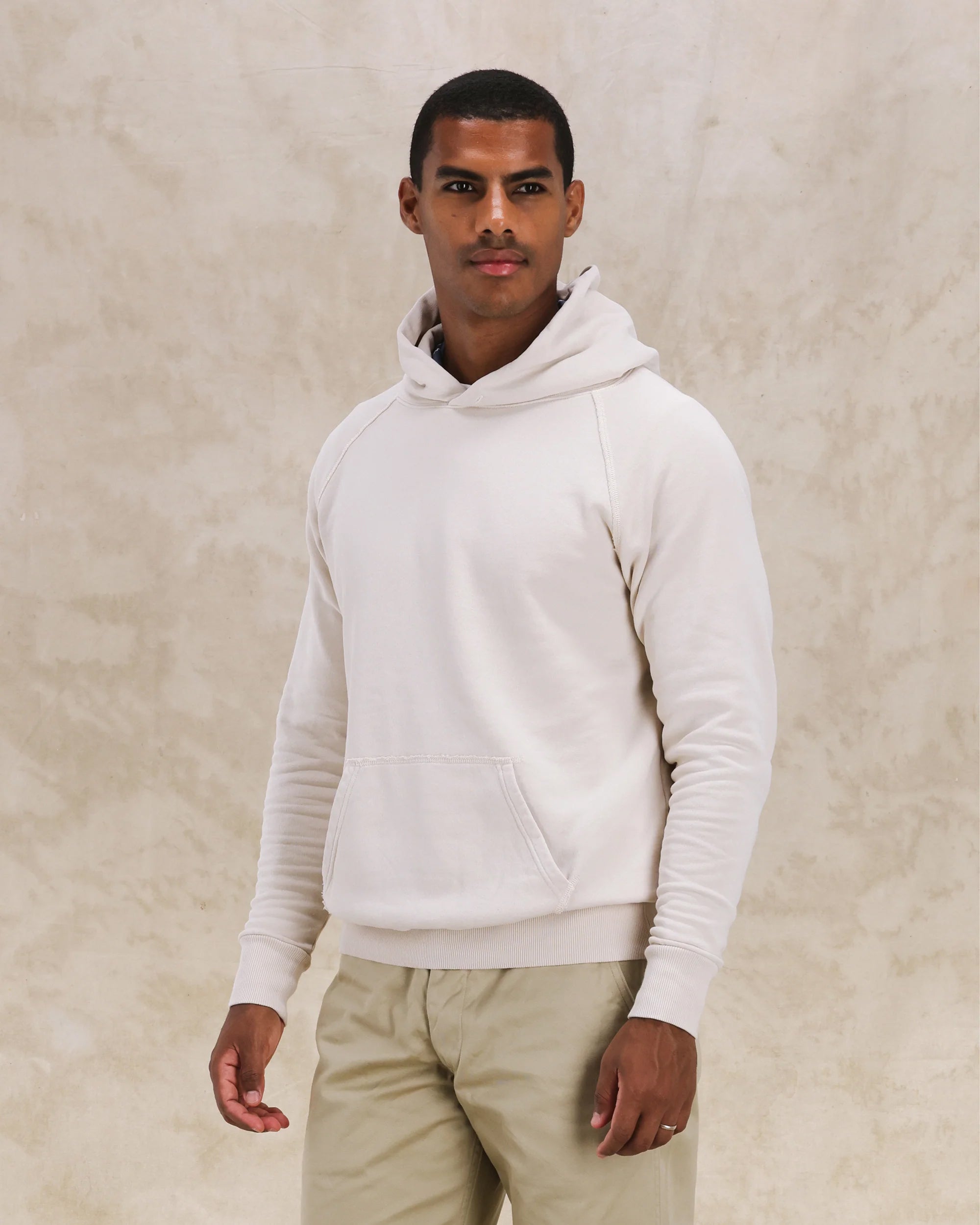 Vintagehood Felpa in Jersey Felpato Con Cappuccio