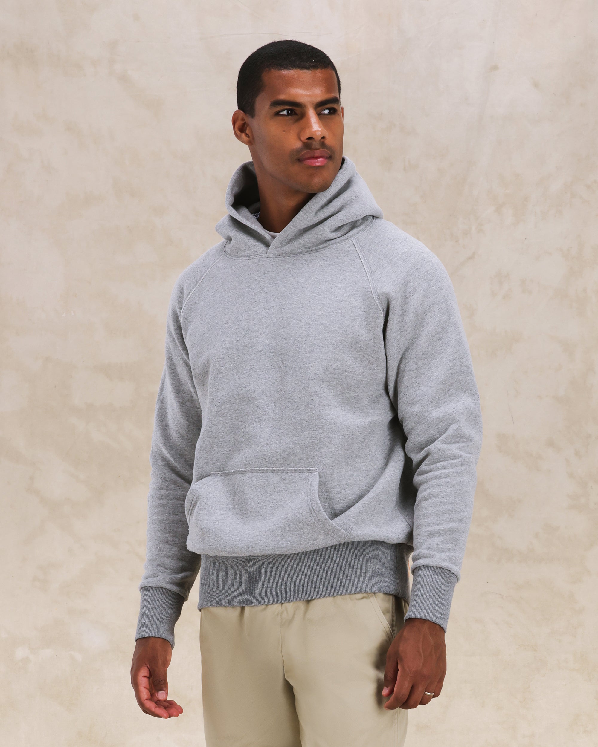 Vintagehood Felpa in Jersey Felpato Con Cappuccio