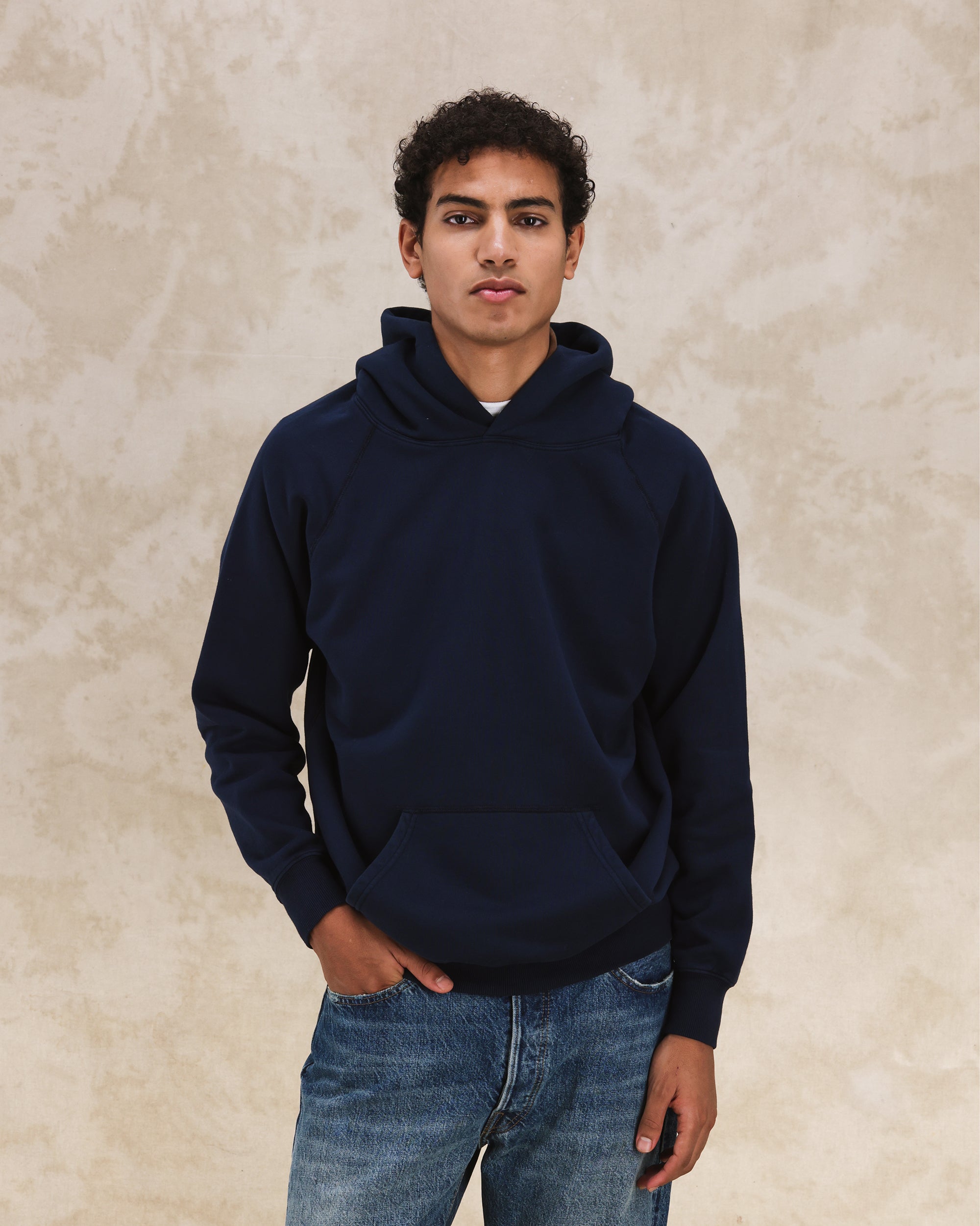 Vintagehood Felpa in Jersey Felpato Con Cappuccio