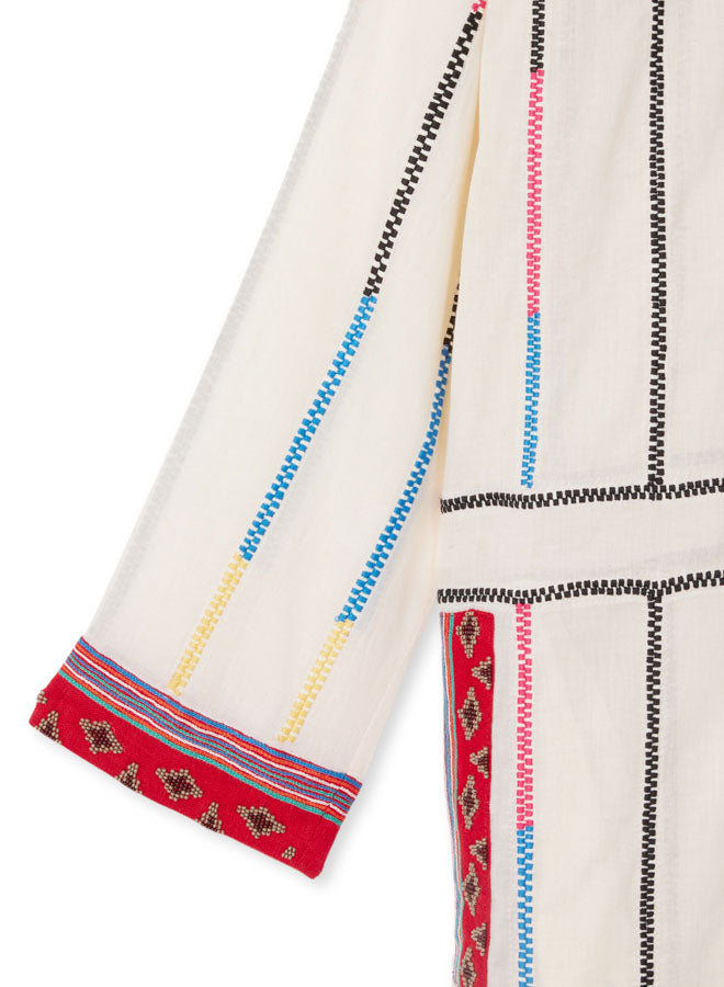 Adish Caftano Ricamato