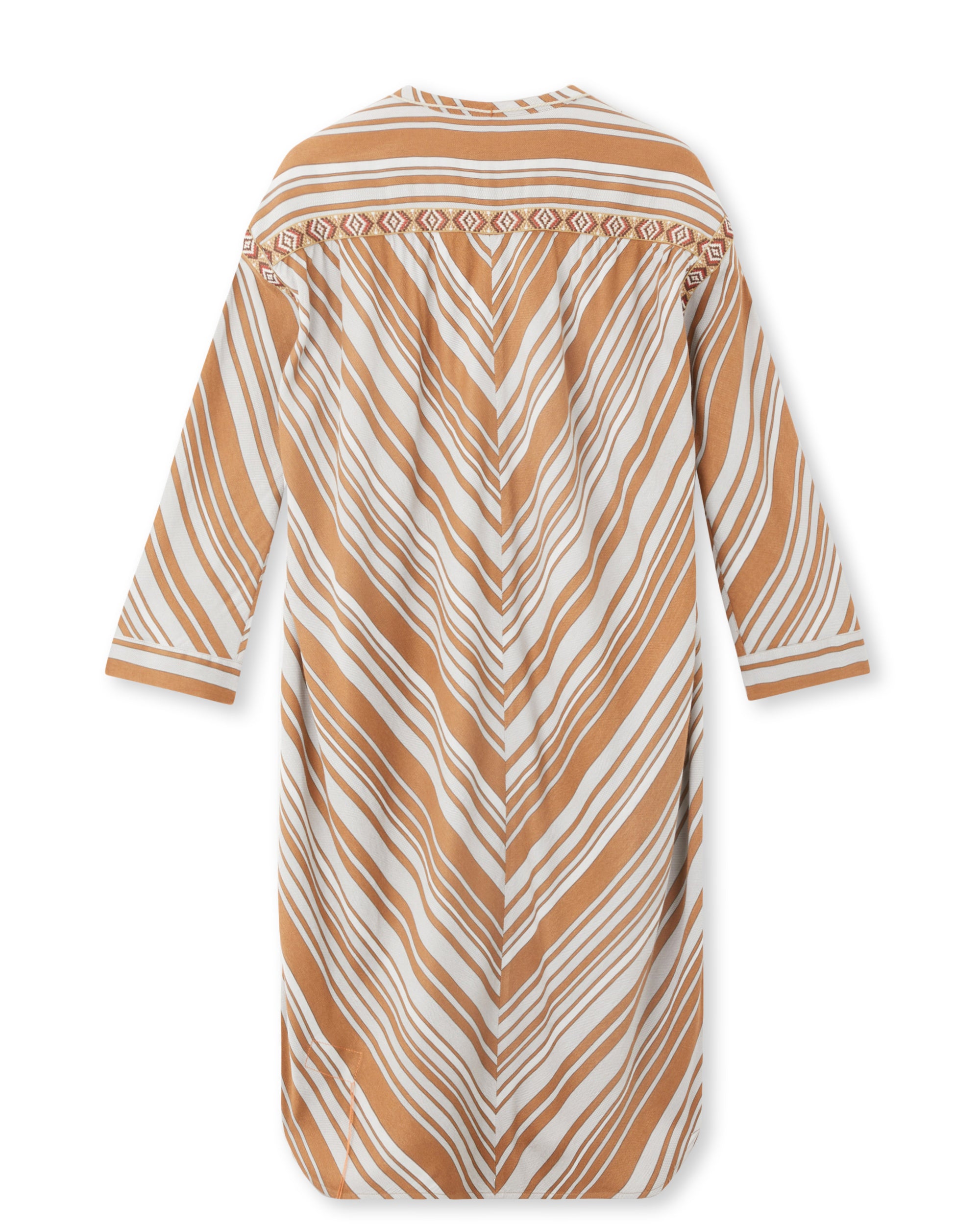 Afsar Abito Midi con Motivo Geometrico