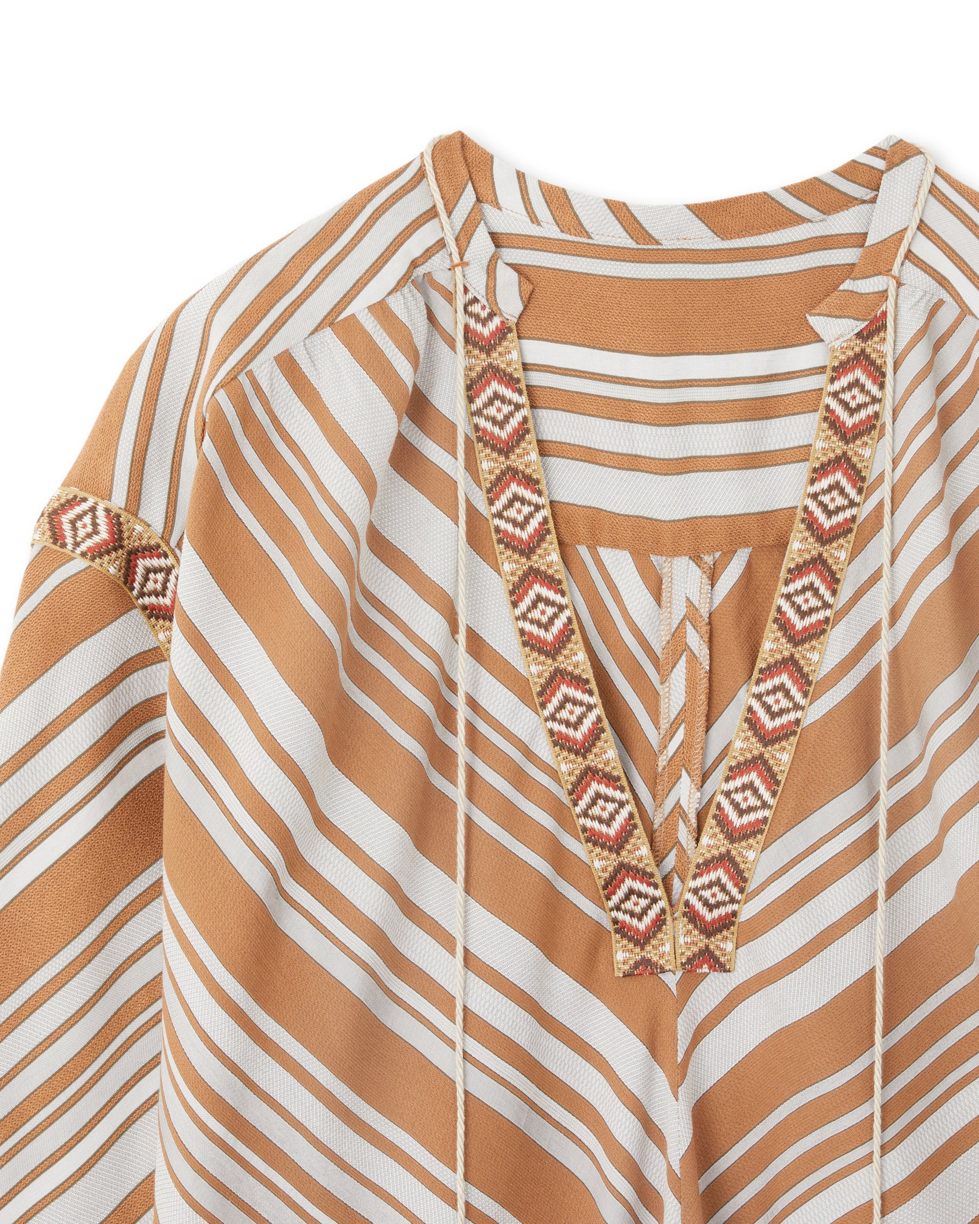 Afsar Abito Midi con Motivo Geometrico