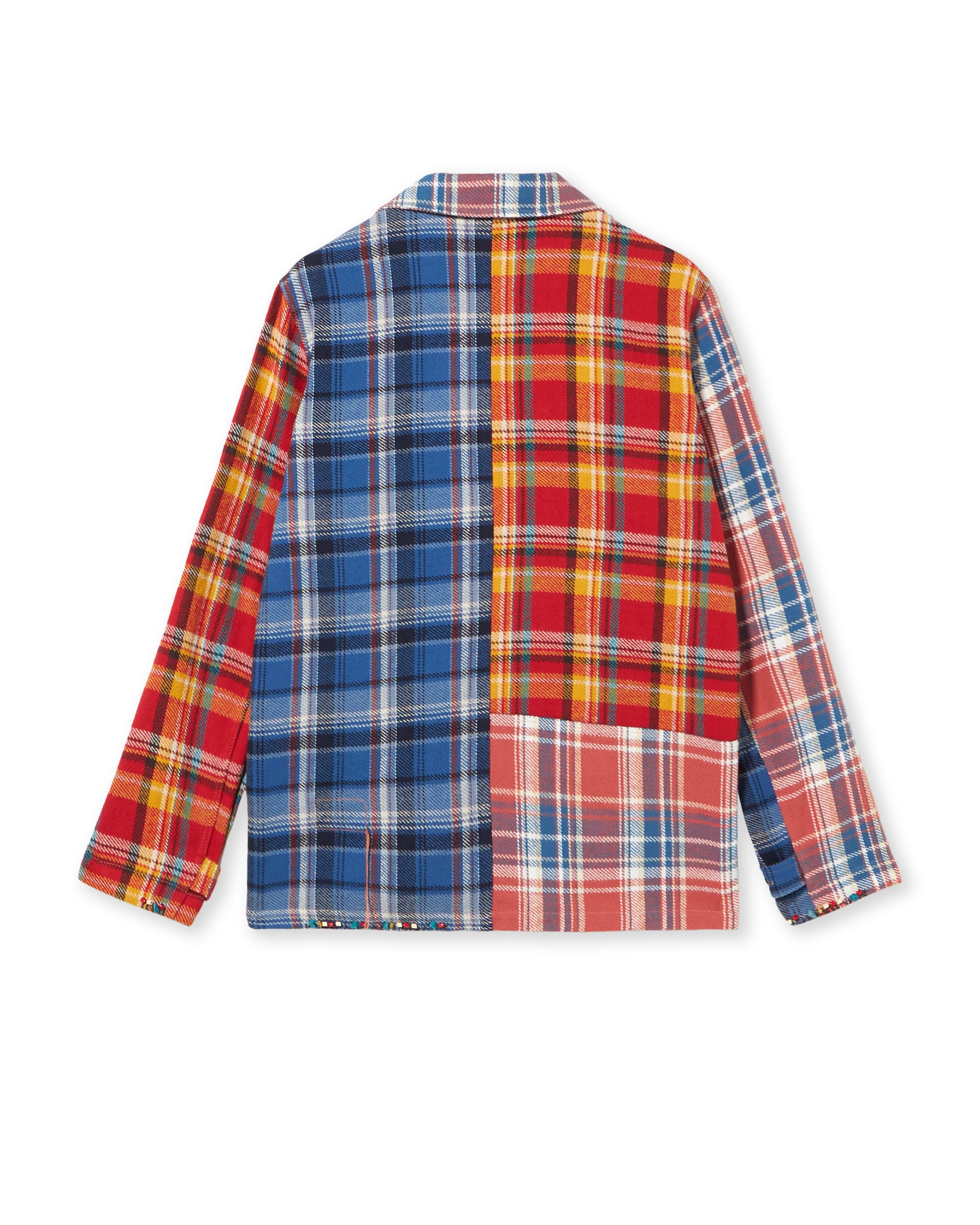 Alicia Camicia Patchwork In Cotone A Quadri