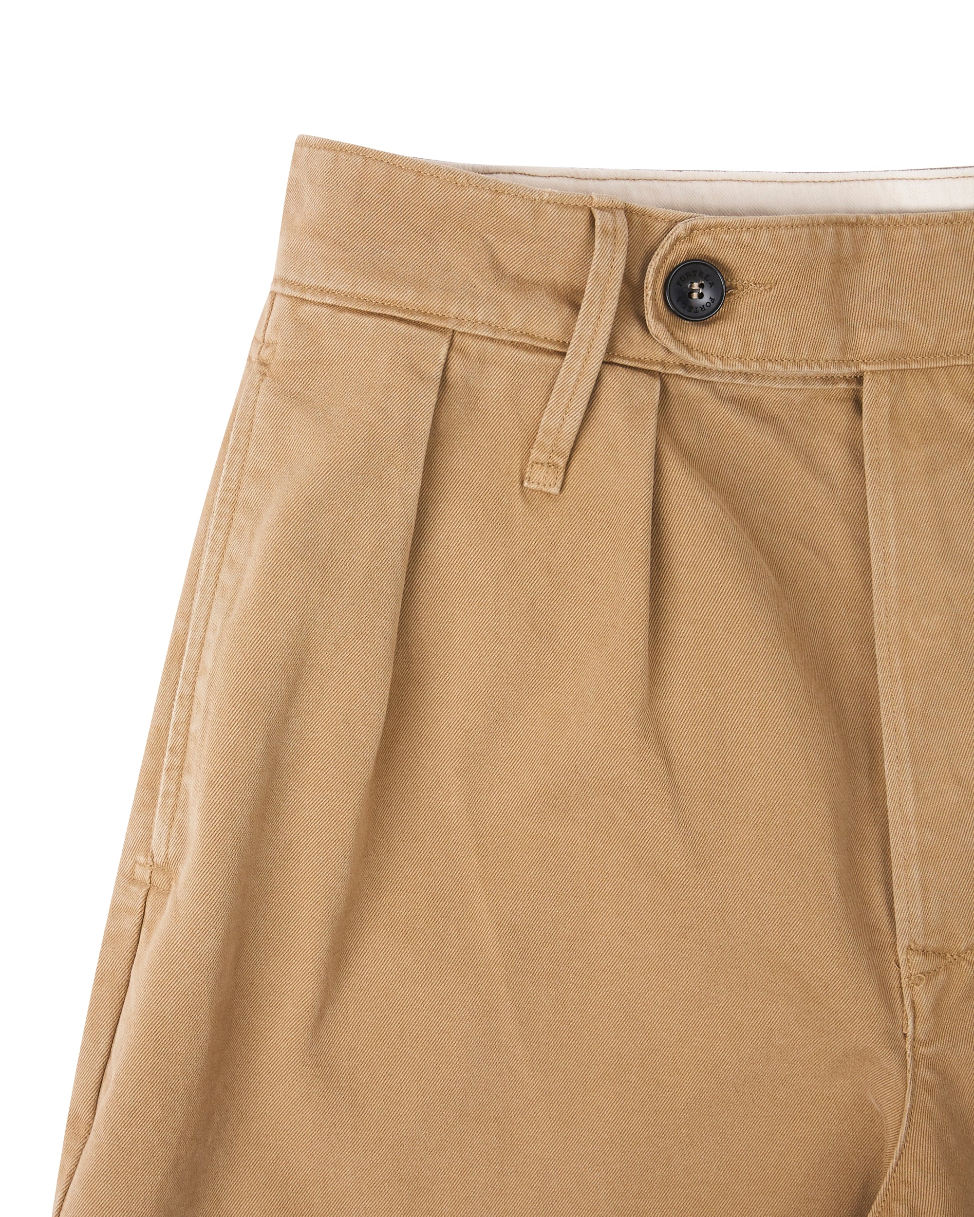 Alma Pantaloni in Canvas di Cotone Pesante