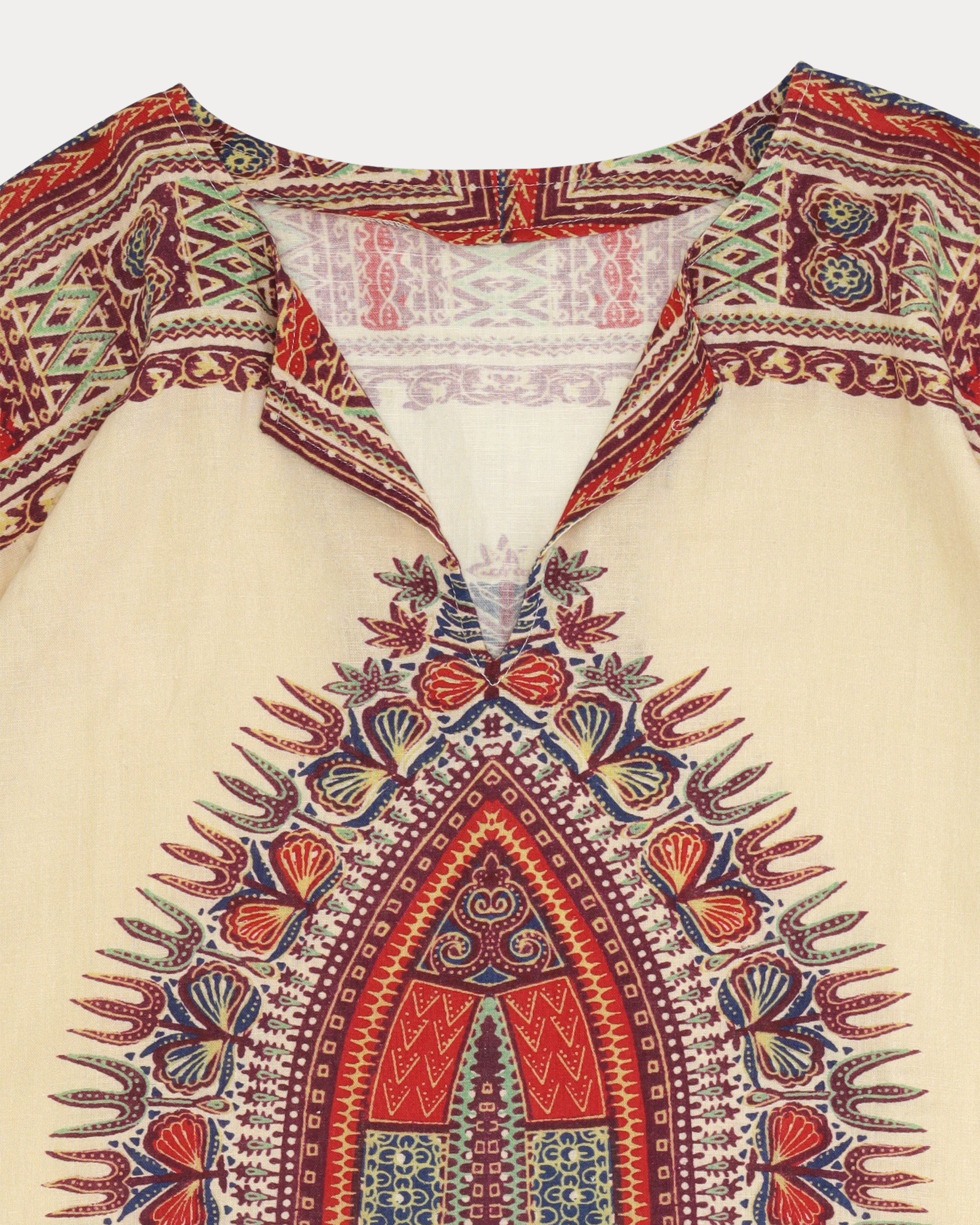 Amira Abito in Cotone con Stampa