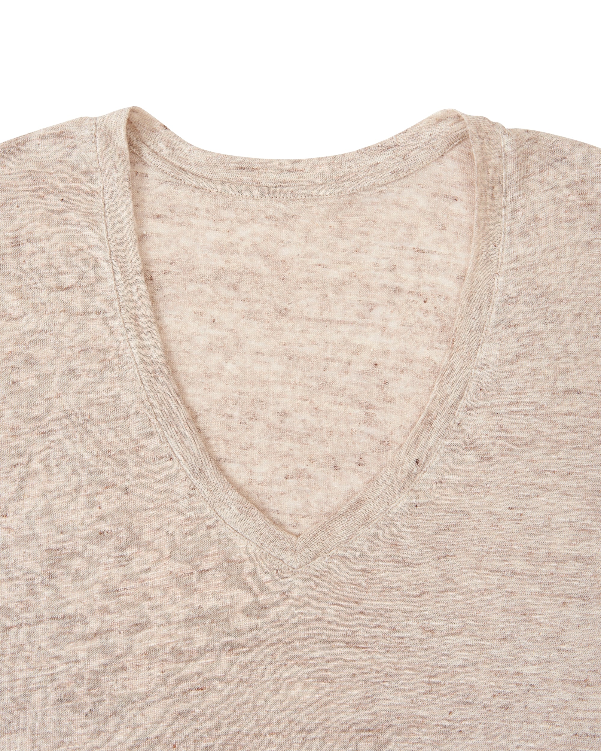 Cara T-Shirt Manica Lunga in Lino Melange