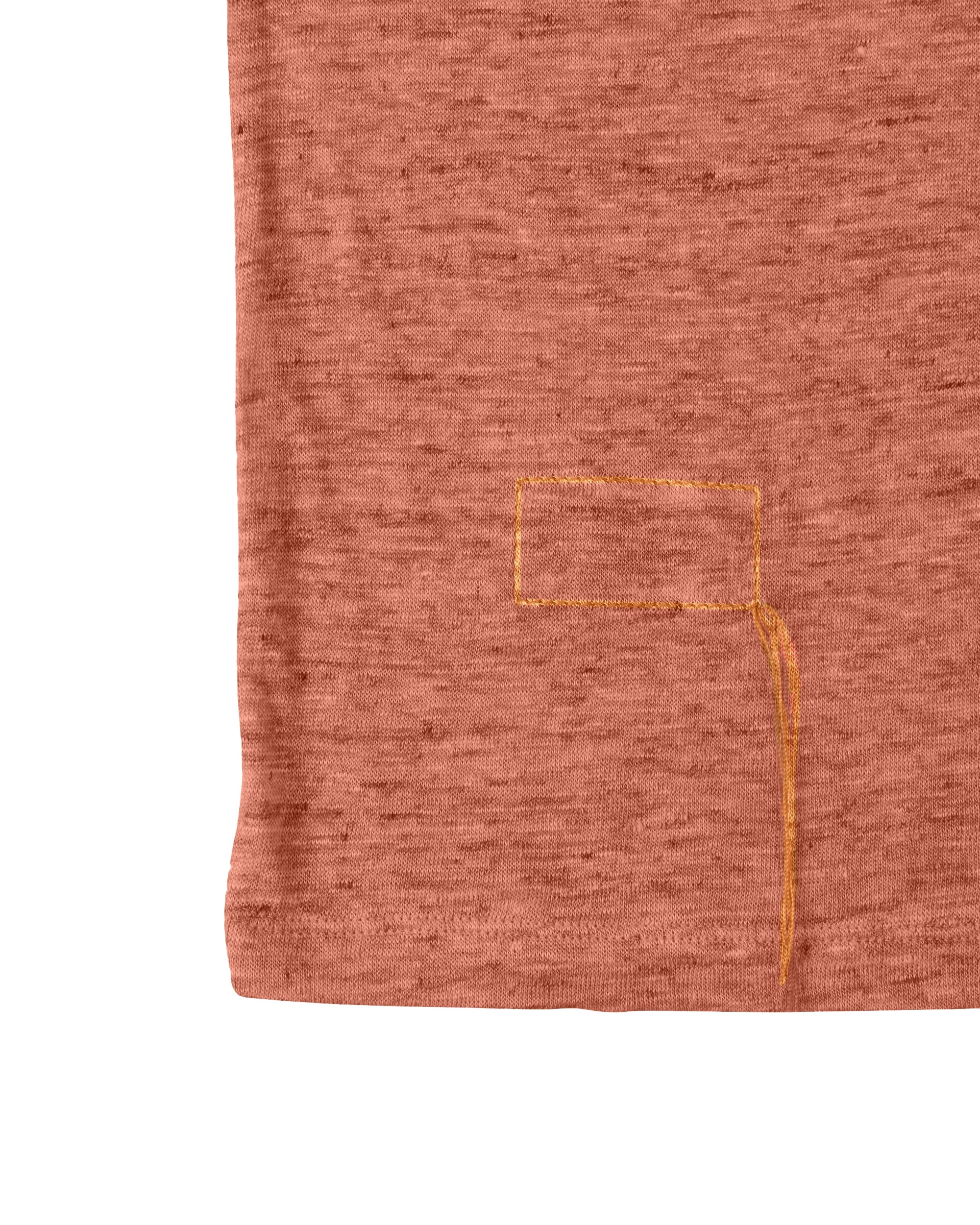 Cara T-Shirt Manica Lunga in Lino Melange