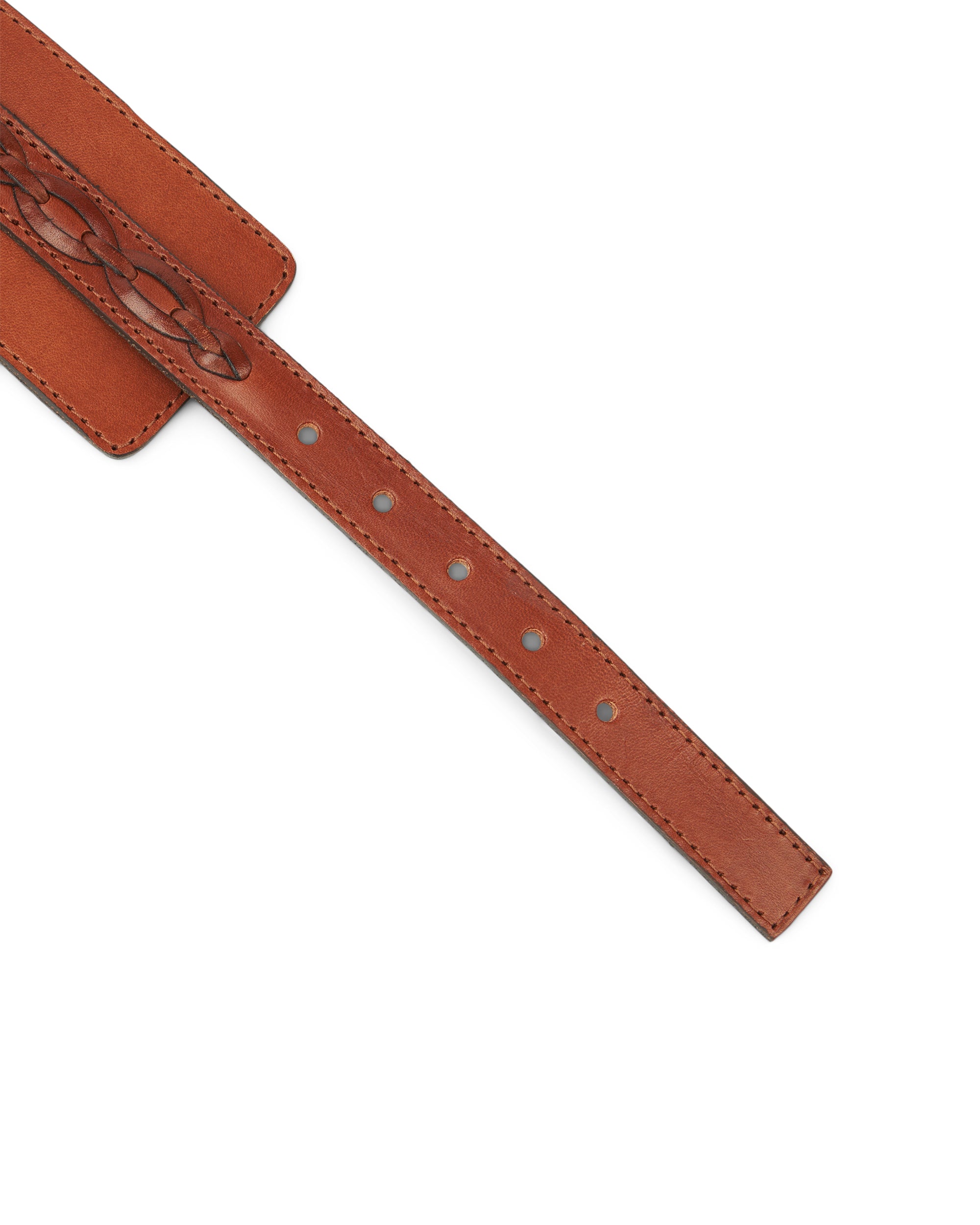 Carol Cintura in Pelle con Fibbia con Incisioni