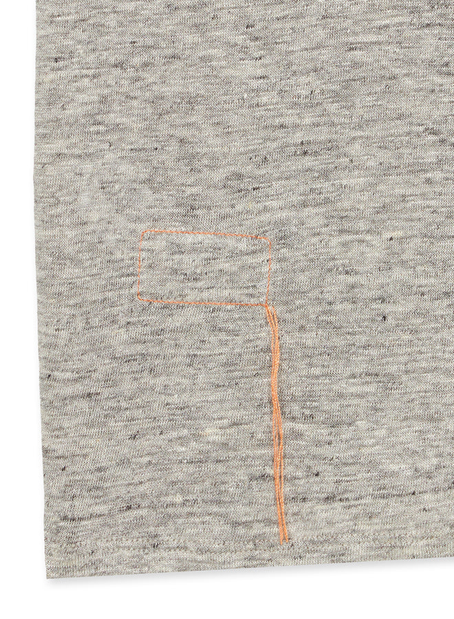 Charlie T-Shirt Serafino In Jersey Di Lino