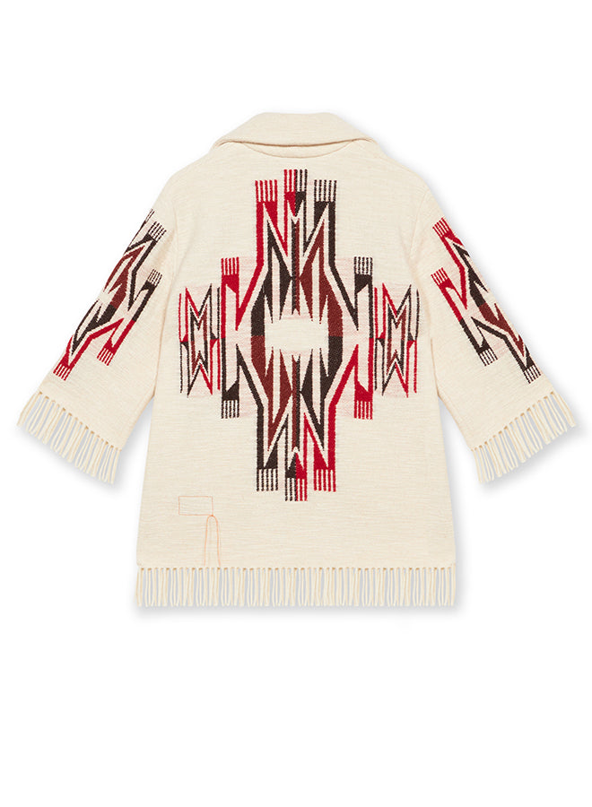 Freya Cardigan Navajo In Misto Lana