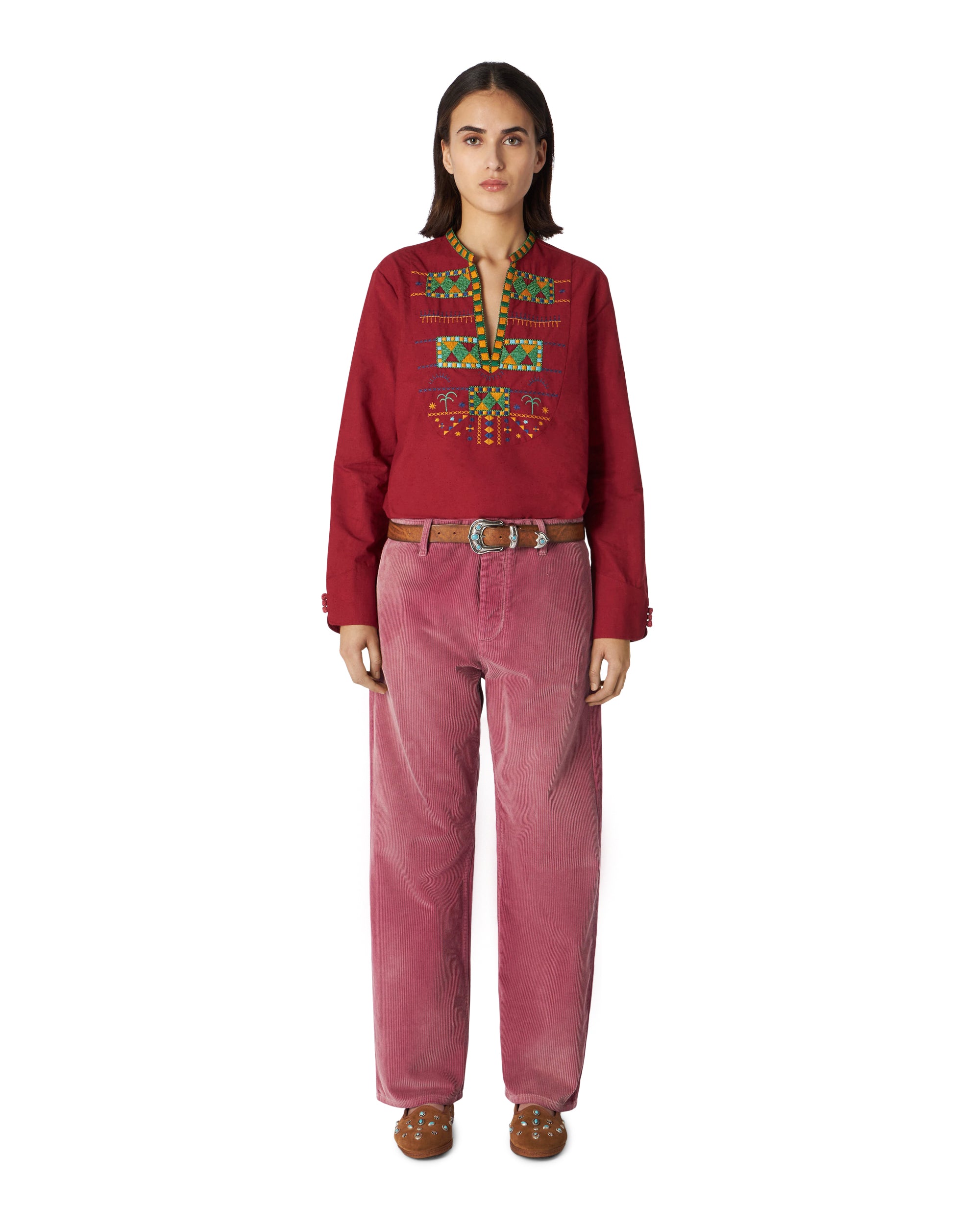 Jamiet Pantaloni Chino In Velluto a Coste