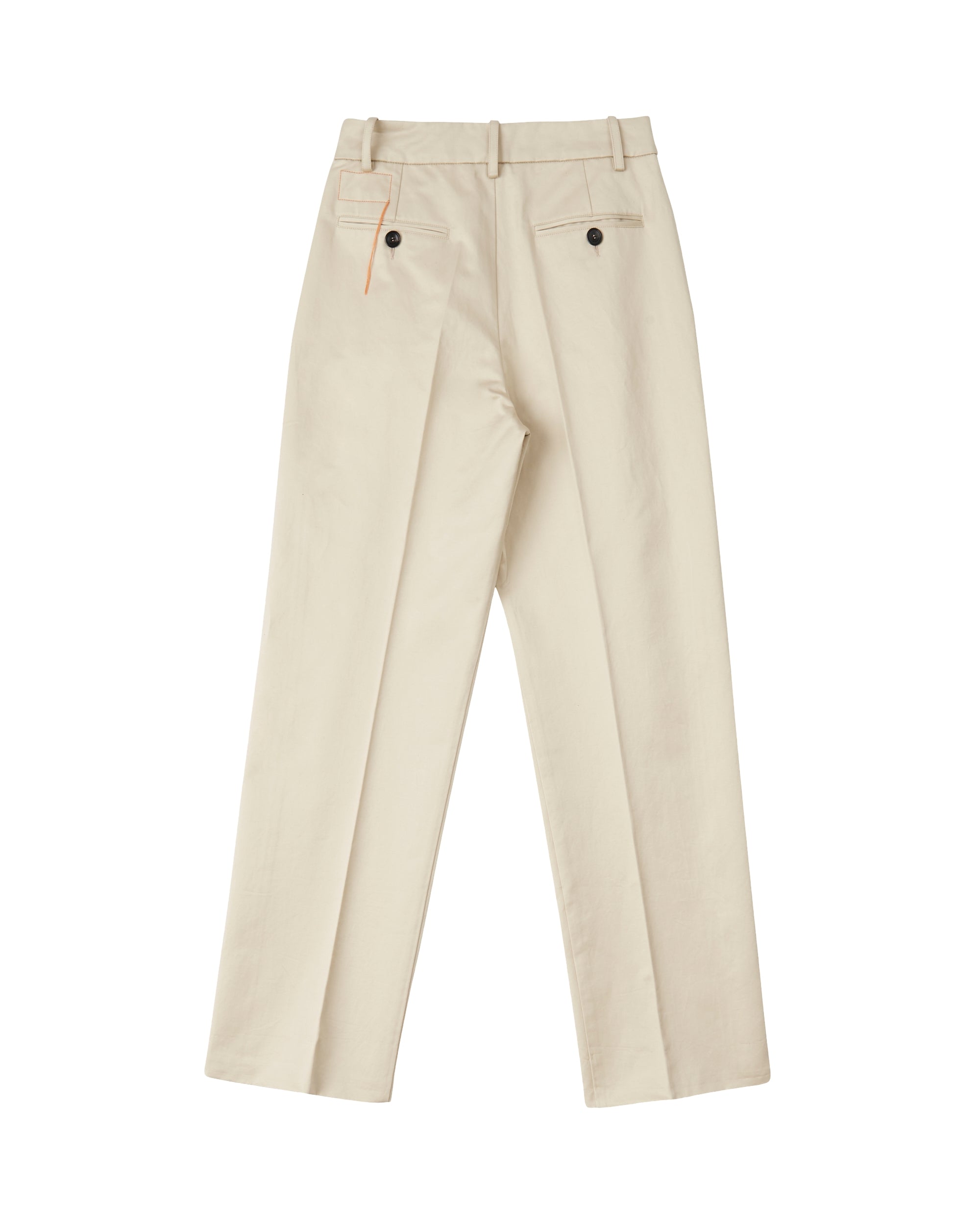 Janet Pantaloni Con Pences In Cotone