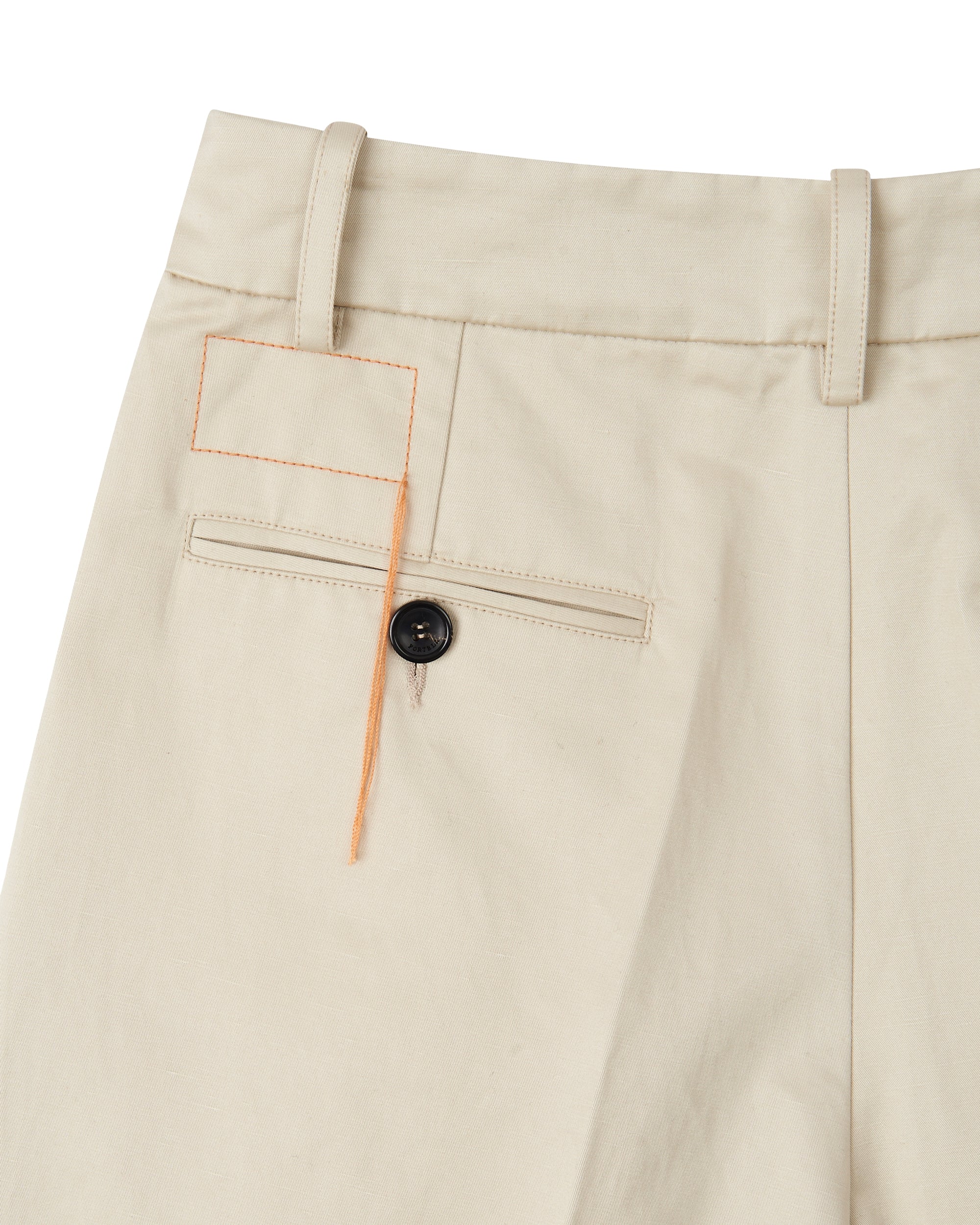 Janet Pantaloni Con Pences In Cotone