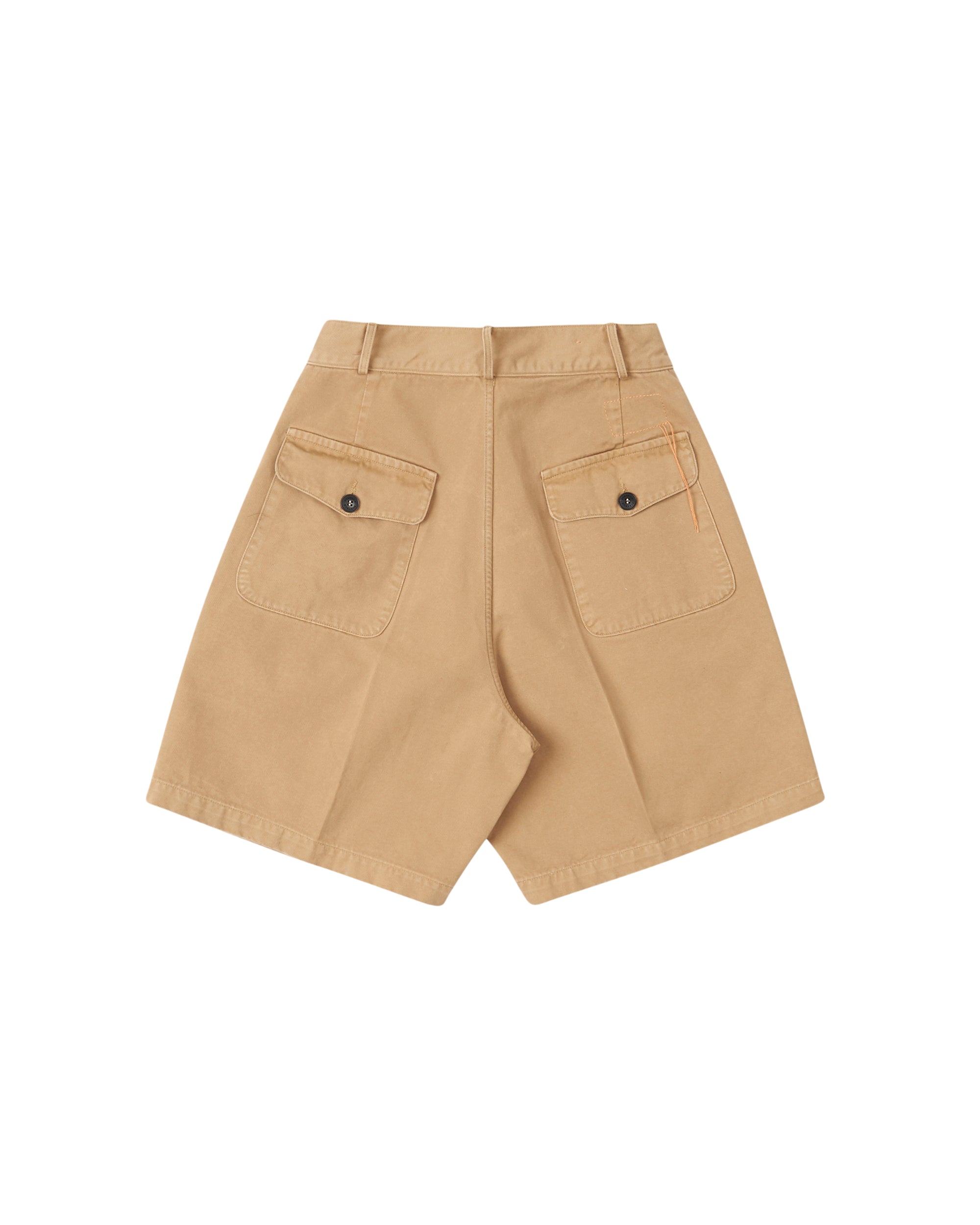 Jillian Bermuda in Canvas di Cotone Con Pences