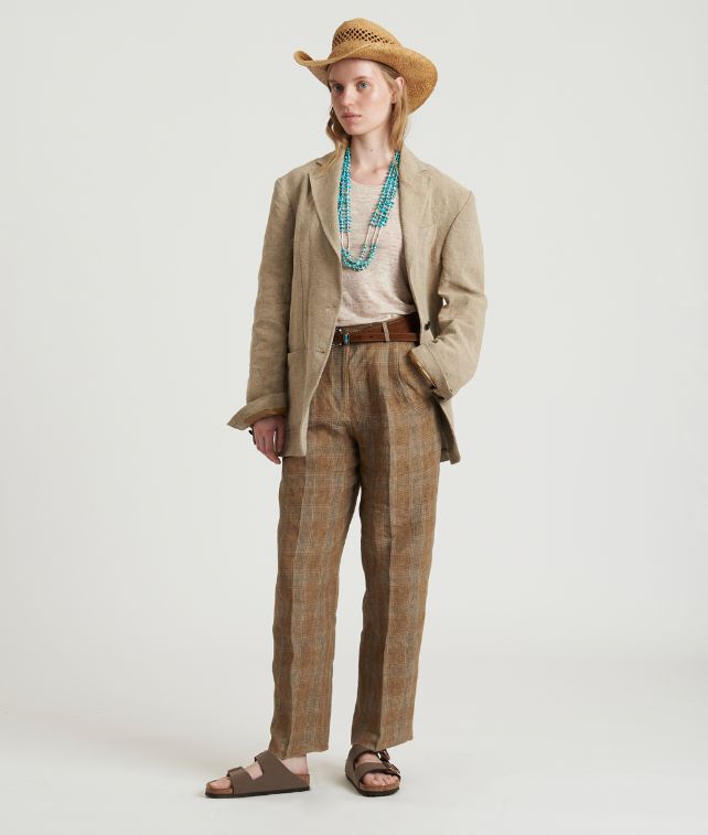 Josephine Pantaloni Vita Alta Con Pences