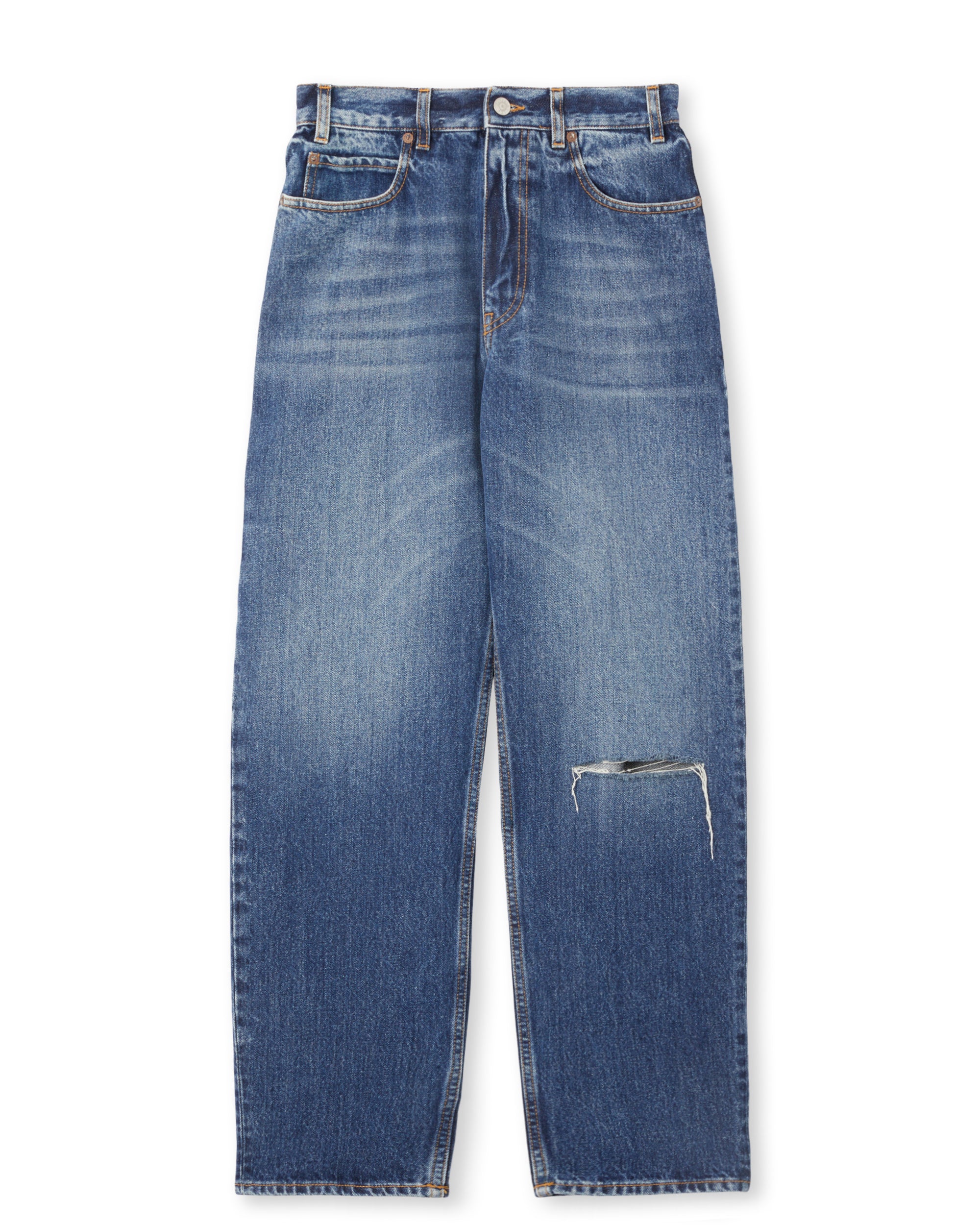 Juliettej Pantaloni 5 Tasche In Denim Stone Wash