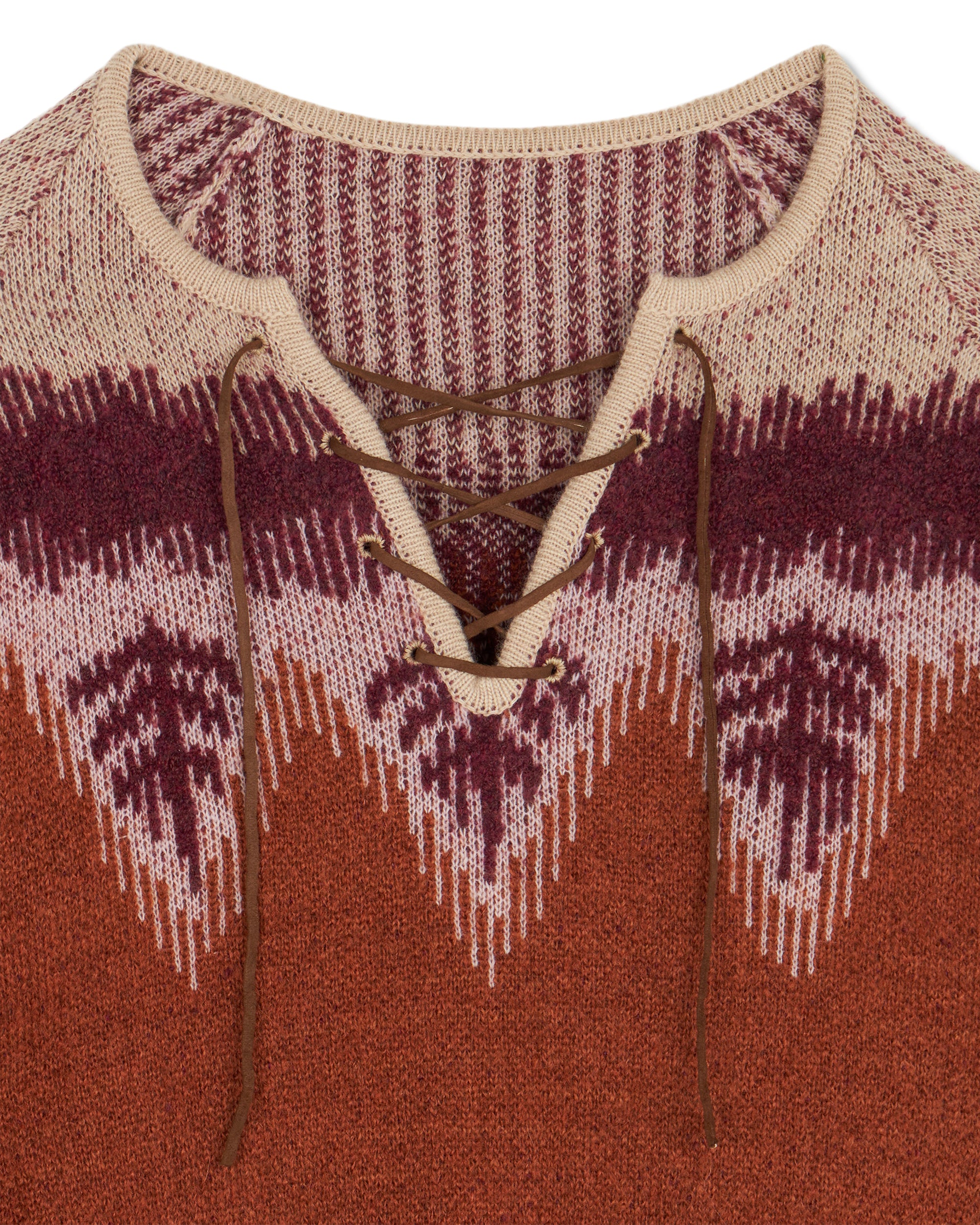 Leanne Maglione Girocollo Misto Lana Jacquard