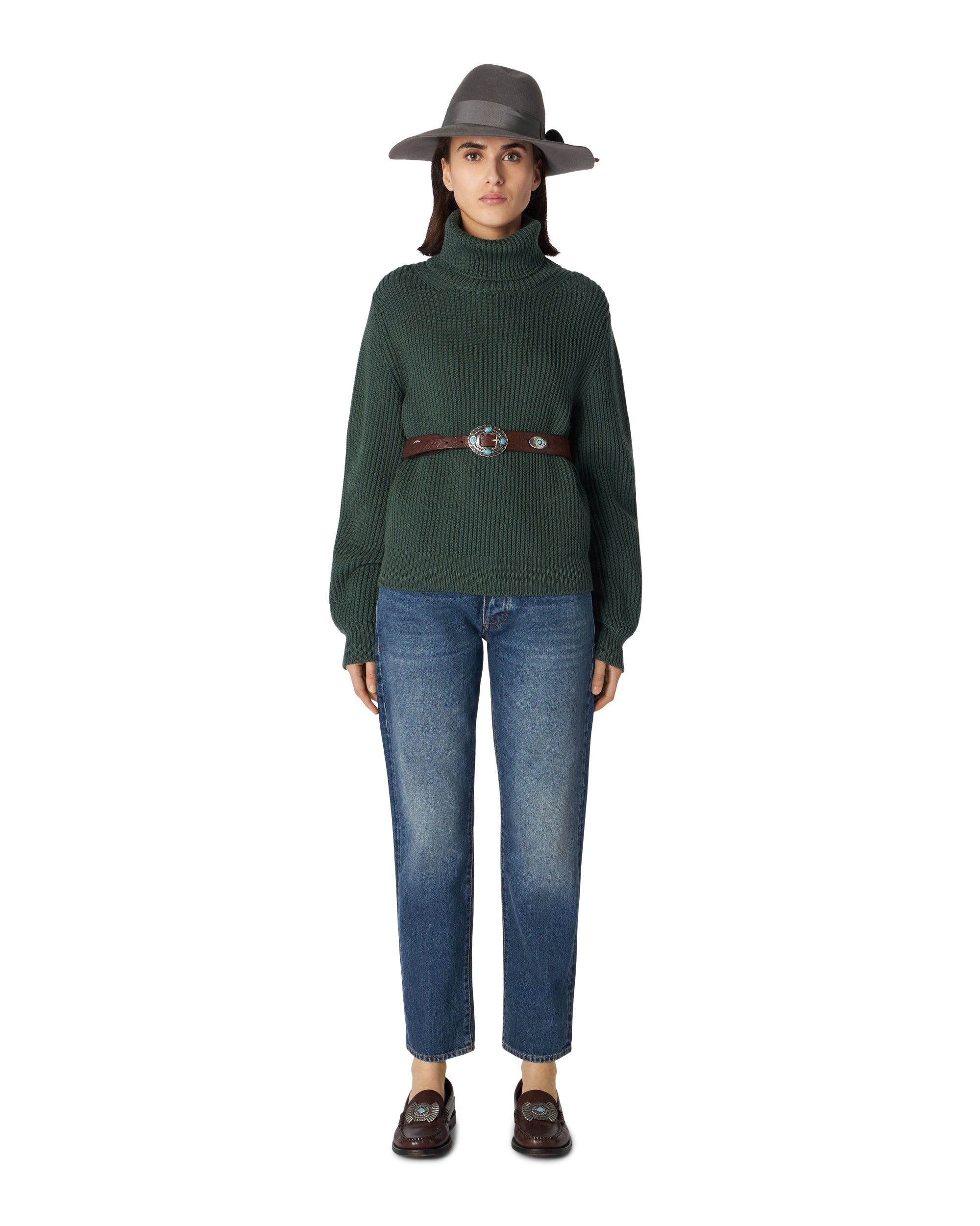 Leona Maglione Collo Alto In Lana