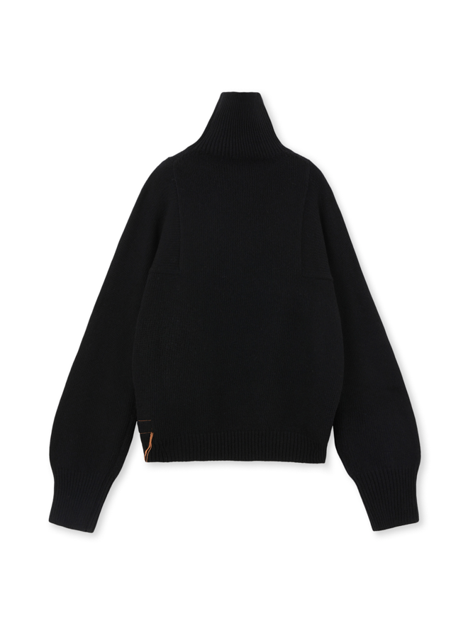 Lucy Maglione Collo Alto in Lana e Cashmere