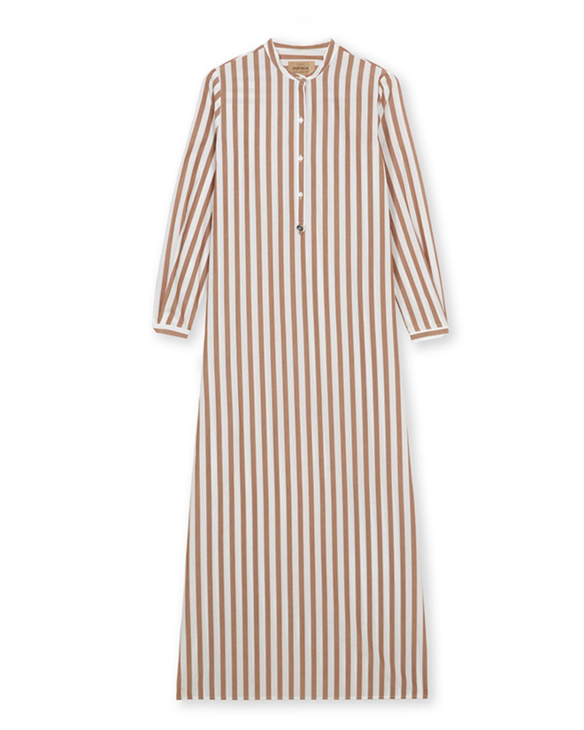 Valery Vestito In Cotone con Motivo a Righe