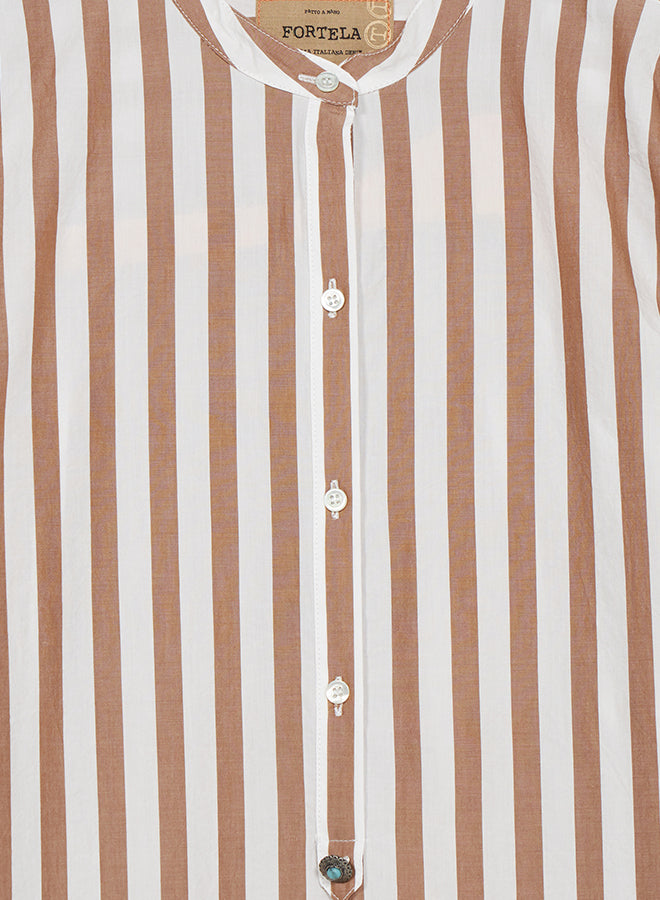 Valery Vestito In Cotone con Motivo a Righe