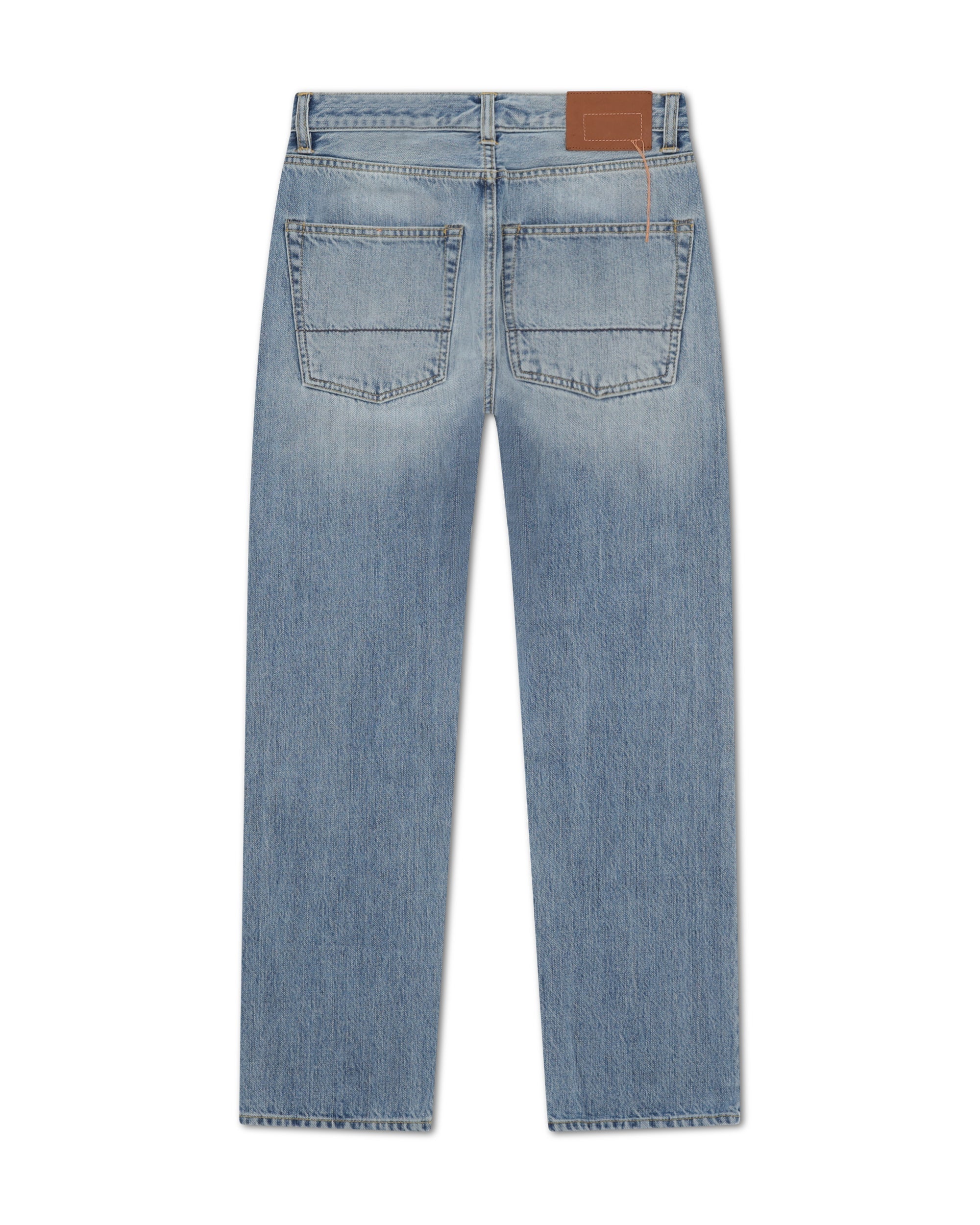 965 John Japan Selvedge Denim 5 Pocket Regular Fit Bleach Wash