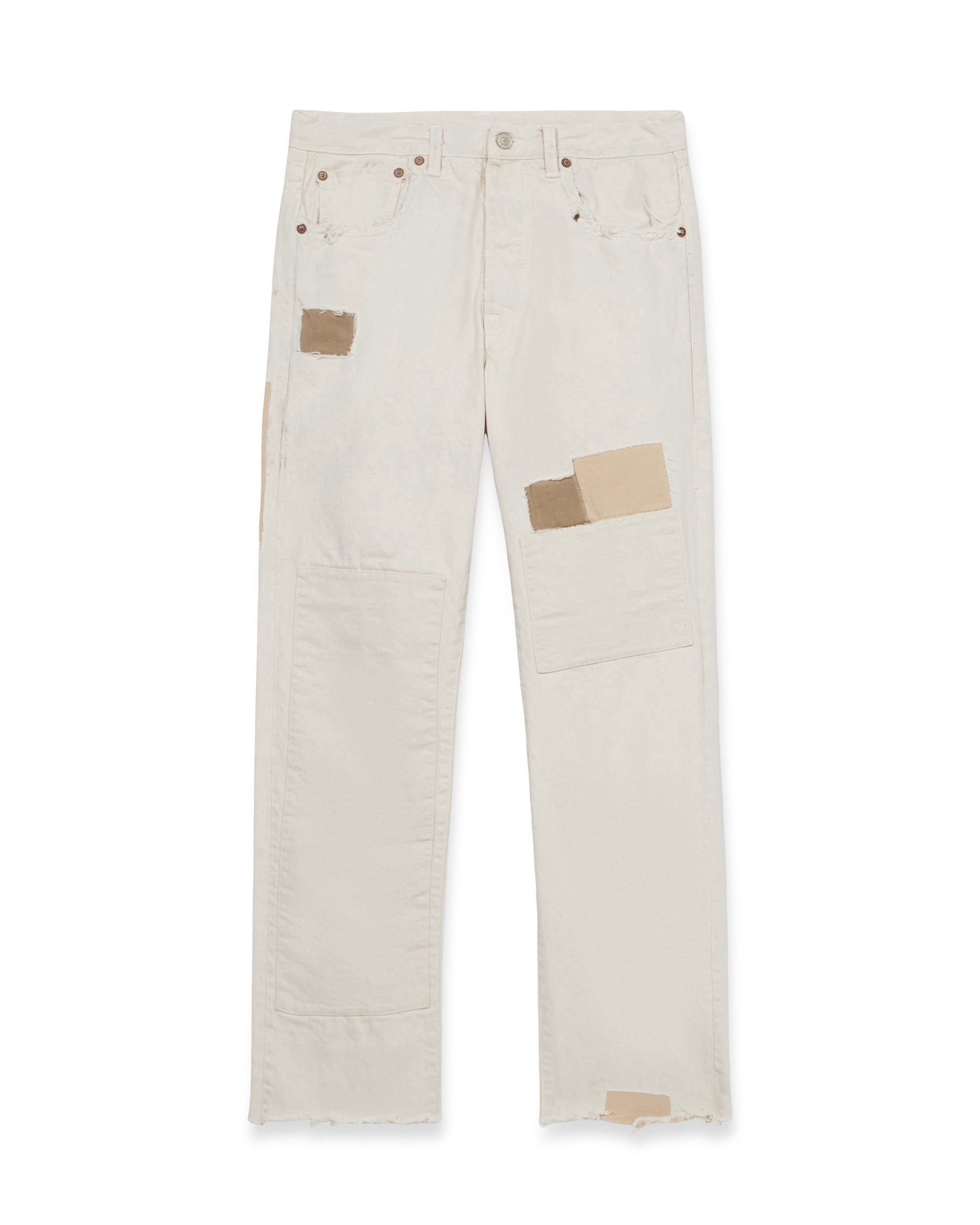 965 John Japan Denim Cimosato 5 Tasche Regular Fit Ecru'