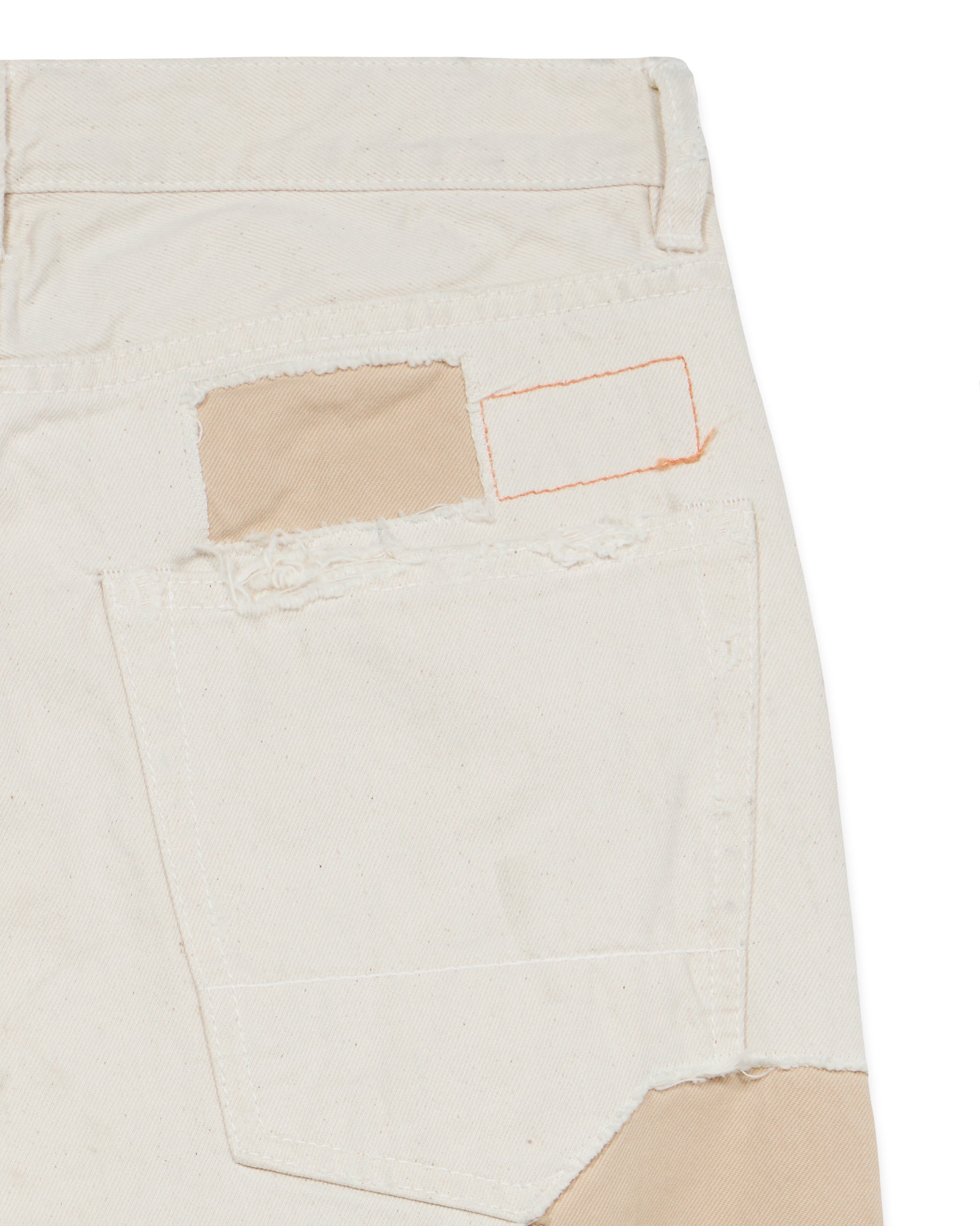 965 John Japan Denim Cimosato 5 Tasche Regular Fit Ecru'