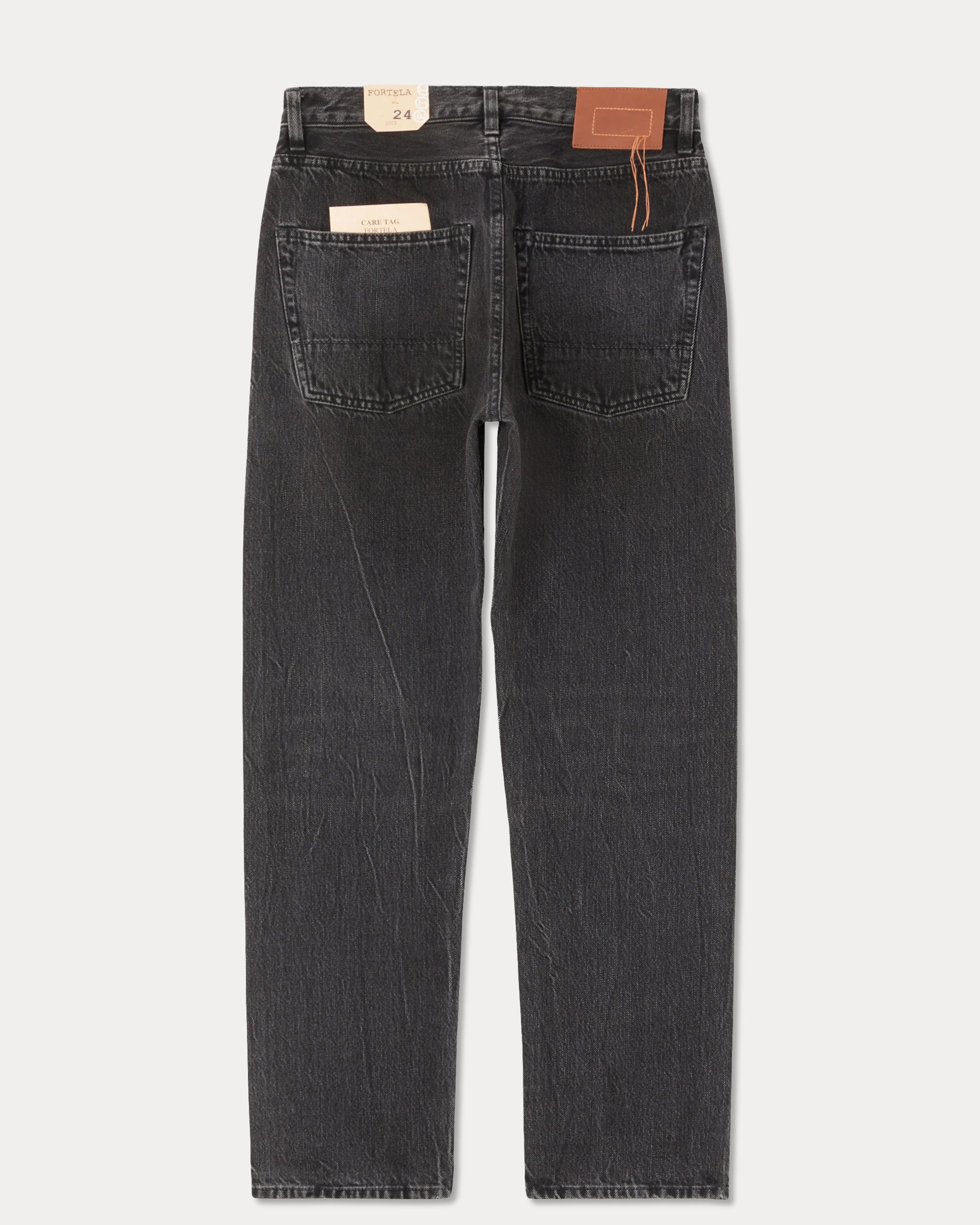 965 John Japan Selvedge Denim 5 Pocket Regular Fit Grey